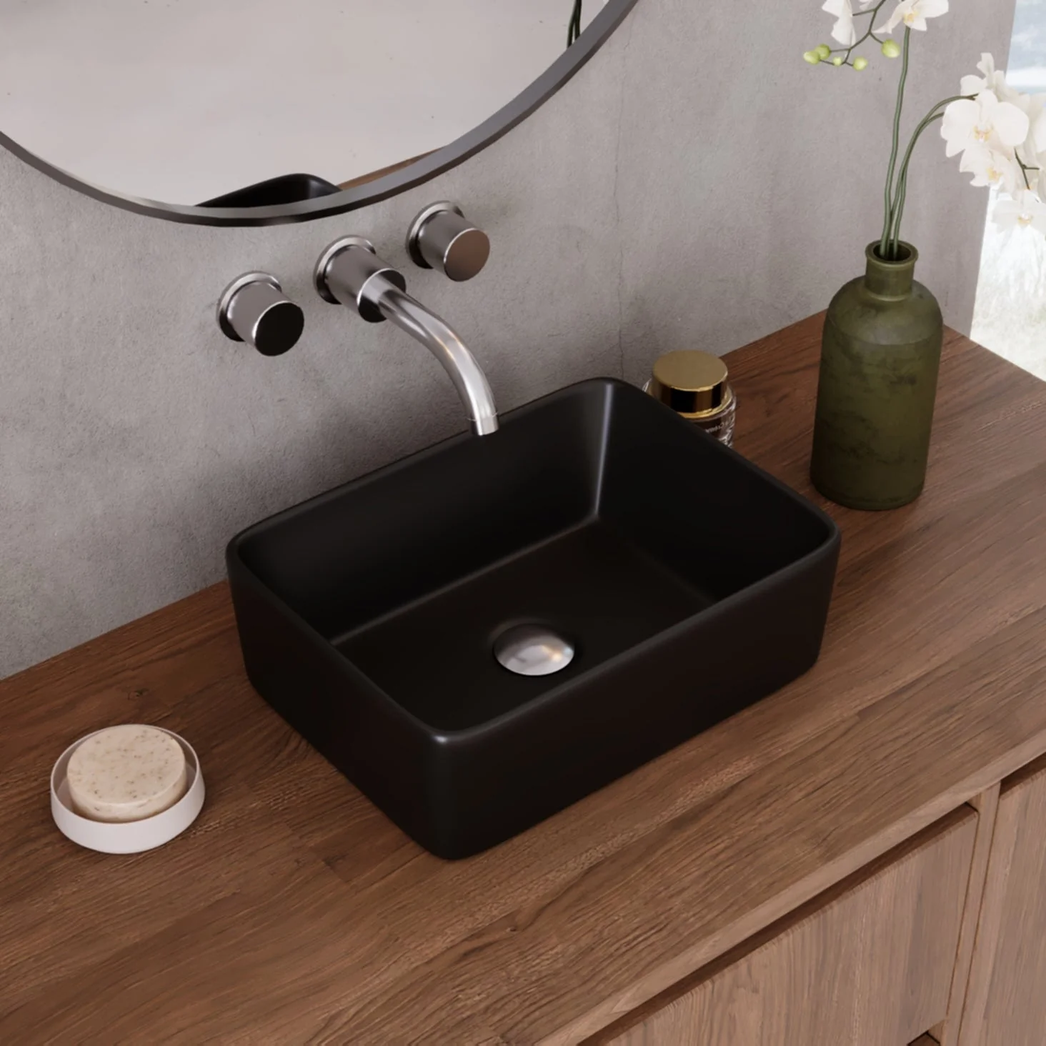 DeerValley DV-1V0048 Vessel Sinks Modern Glossy Finish Seamless Ceramic Easy Clean - Image 13