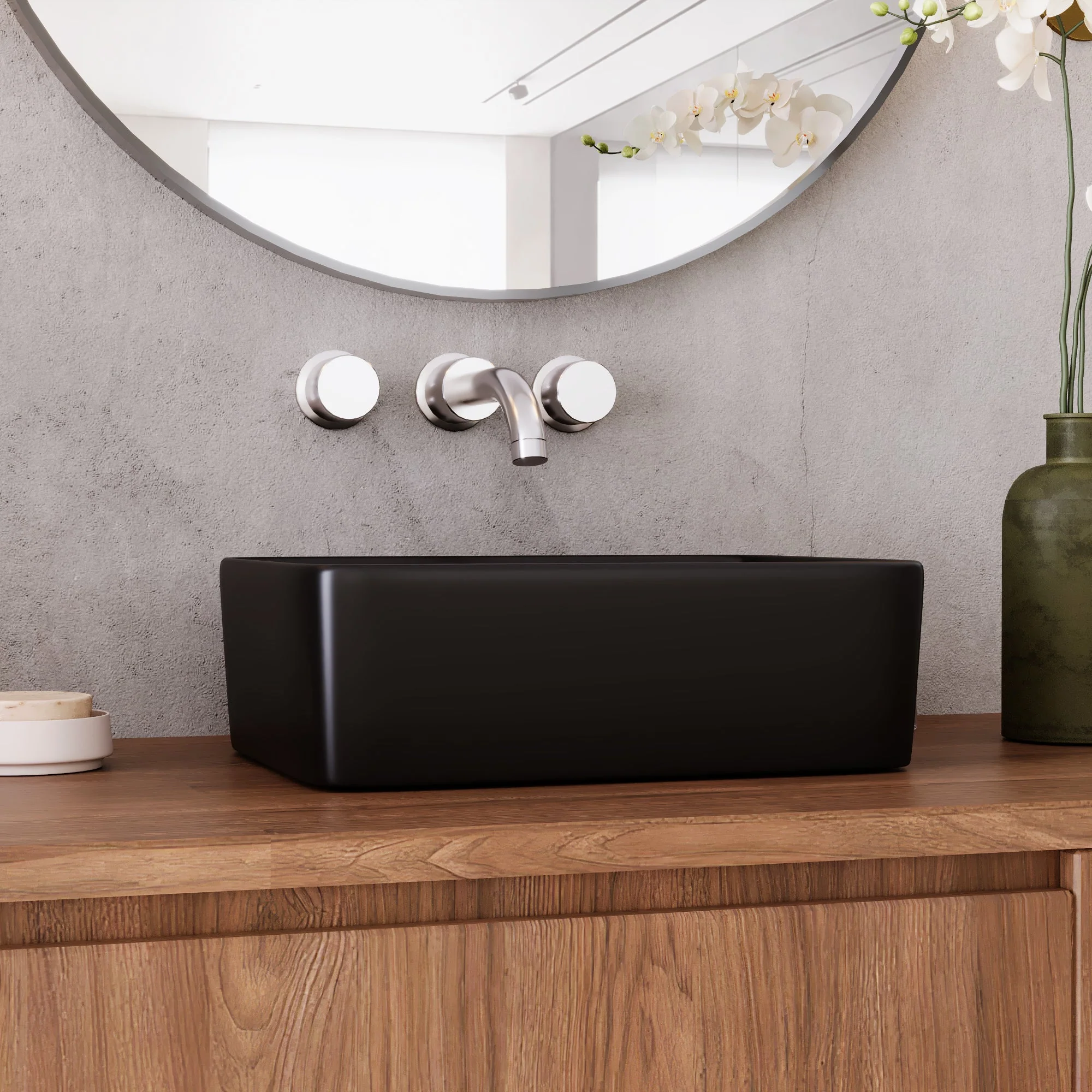 DeerValley DV-1V0048 Vessel Sinks Modern Glossy Finish Seamless Ceramic Easy Clean - Image 15