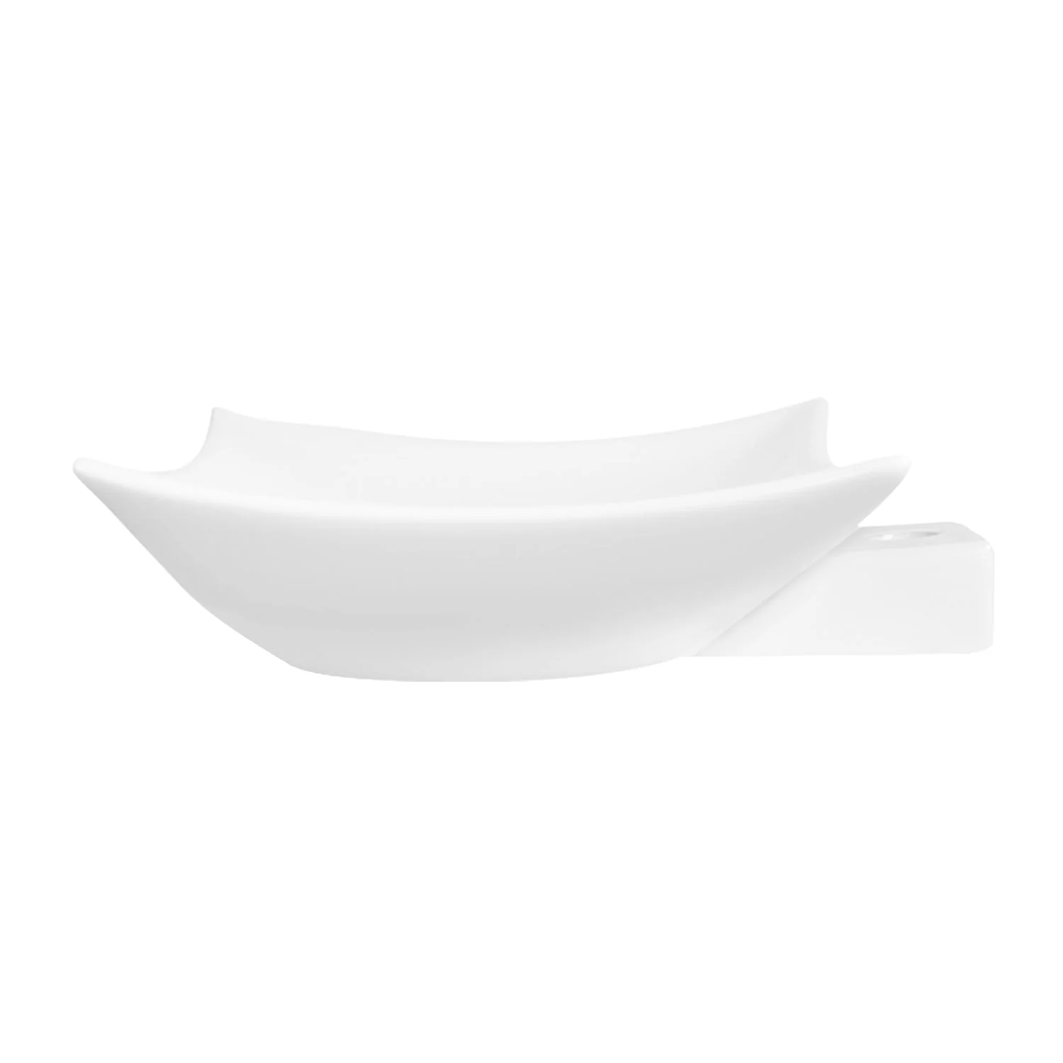 PRISM 22.64" Rectangular Vessel Bathroom Sink, Without Overflow - Image 6