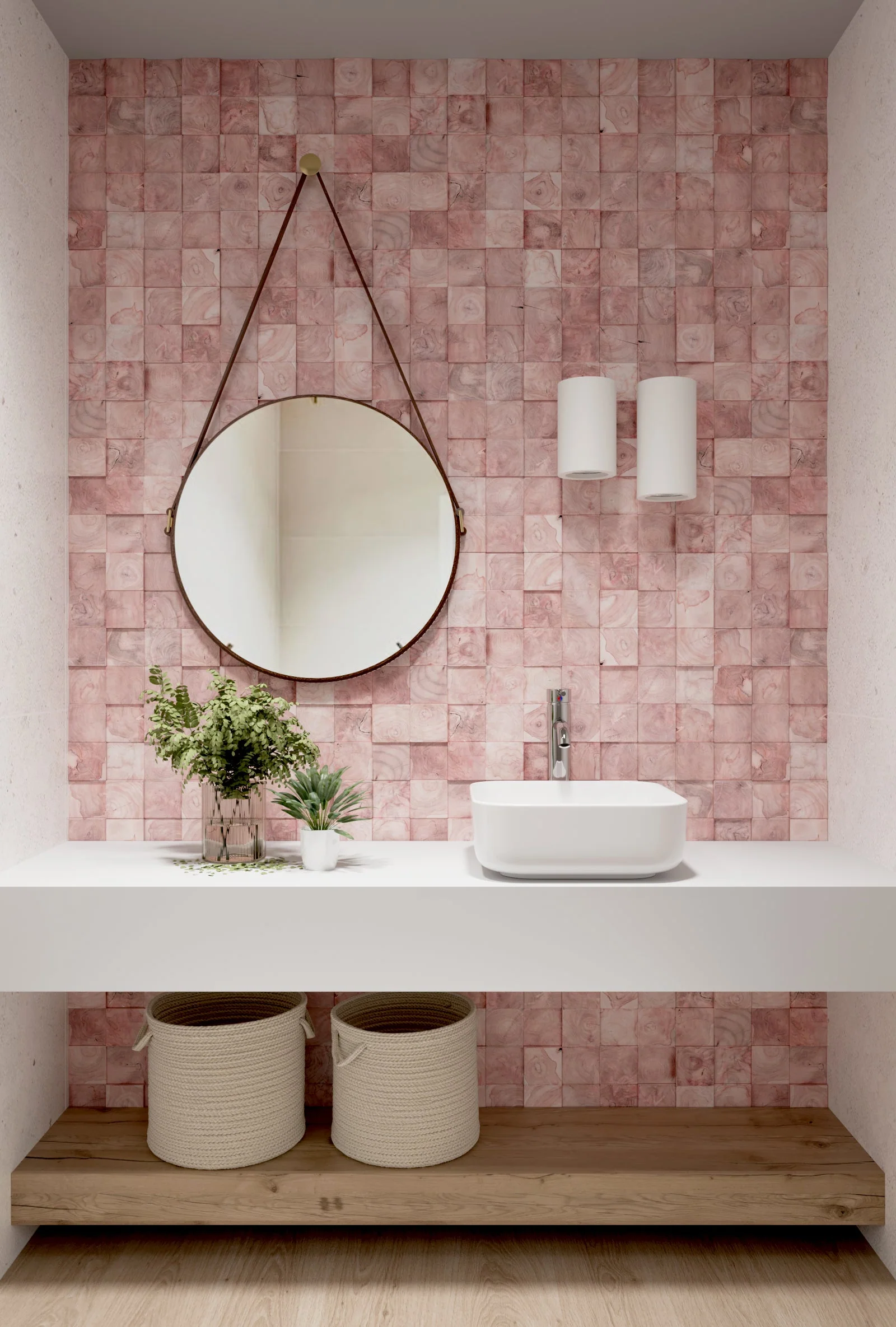 ACE 15" Square Vessel Bathroom Sink, Without Overflow - Image 10