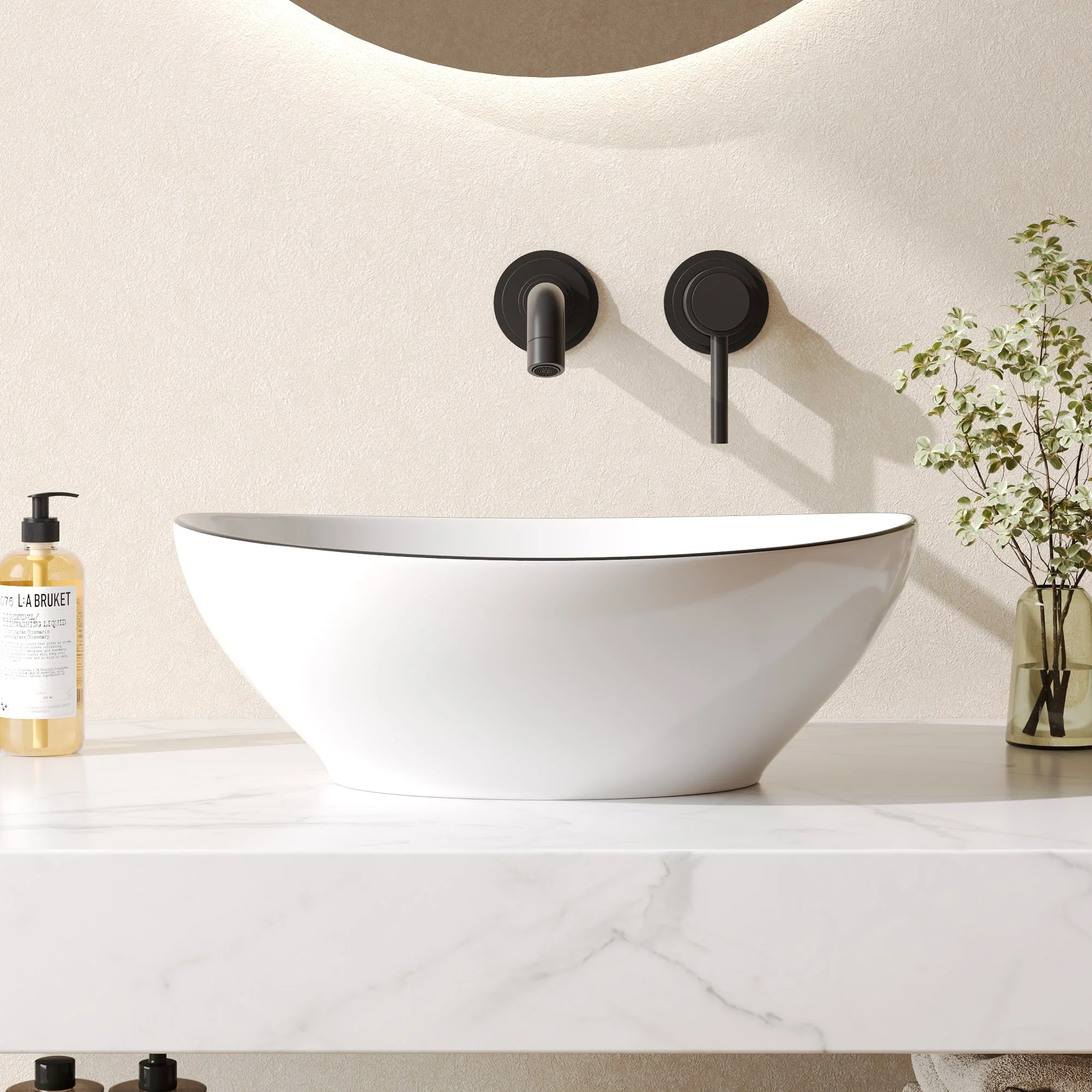 DeerValley DV-1V051 Vessel Bathroom Sink Seamless Scratch-Resistant High-Gloss Easy Clean - Image 25