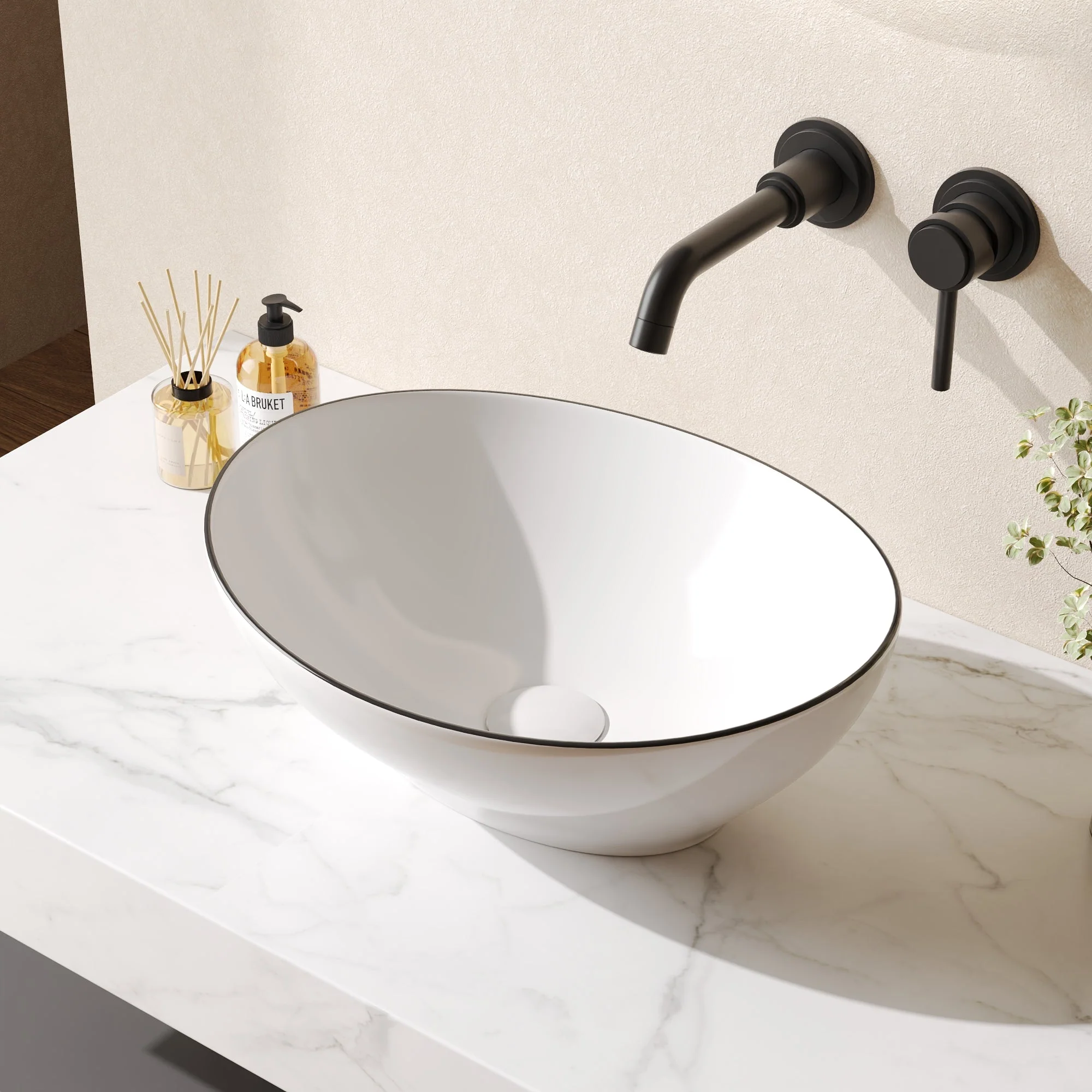 DeerValley DV-1V051 Vessel Bathroom Sink Seamless Scratch-Resistant High-Gloss Easy Clean - Image 28