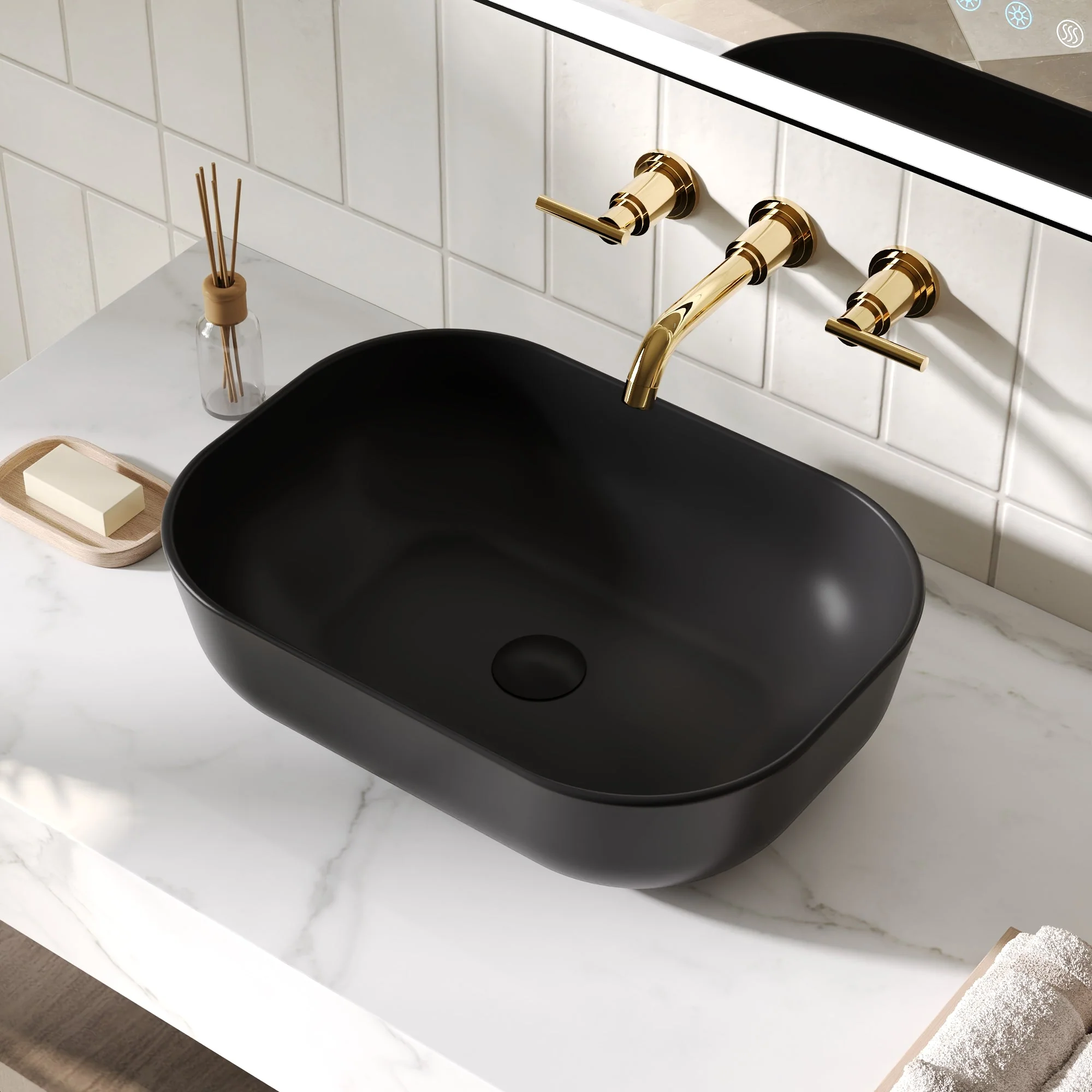 DeerValley DV-1V432 Vessel Sinks Timeless Elegance Durable Ceramic Easy Clean - Image 16