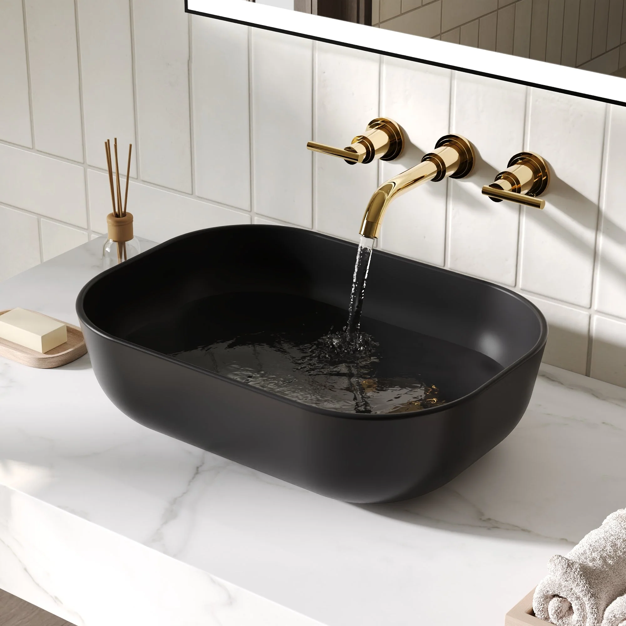 DeerValley DV-1V432 Vessel Sinks Timeless Elegance Durable Ceramic Easy Clean - Image 18