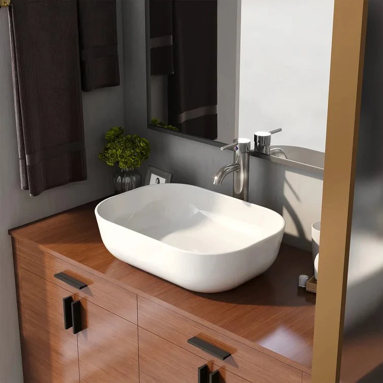 DeerValley DV-1V432 Vessel Sinks Timeless Elegance Durable Ceramic Easy Clean - Image 4