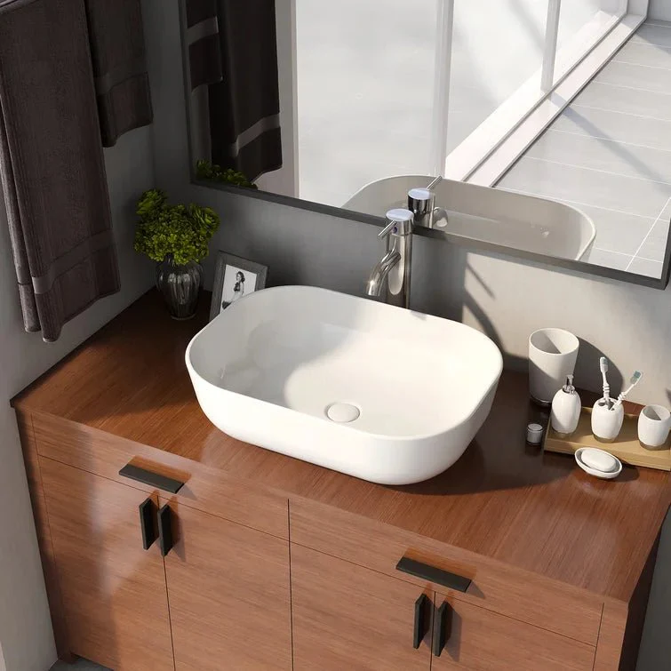DeerValley DV-1V432 Vessel Sinks Timeless Elegance Durable Ceramic Easy Clean - Image 5