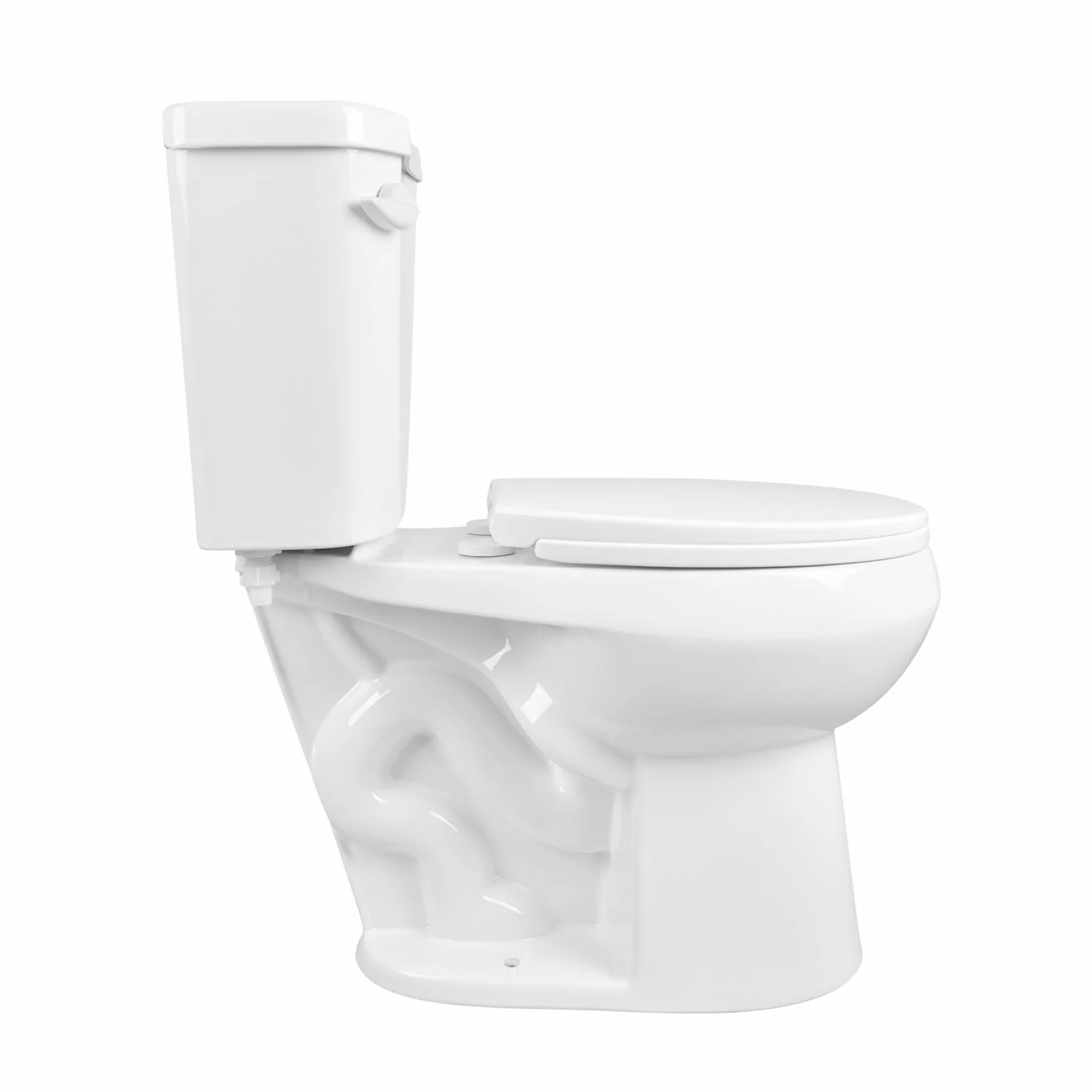 DeerValley DV-2F0077 Two-Piece Round Toilet, 12" Rough-in Single-Flush - Image 8