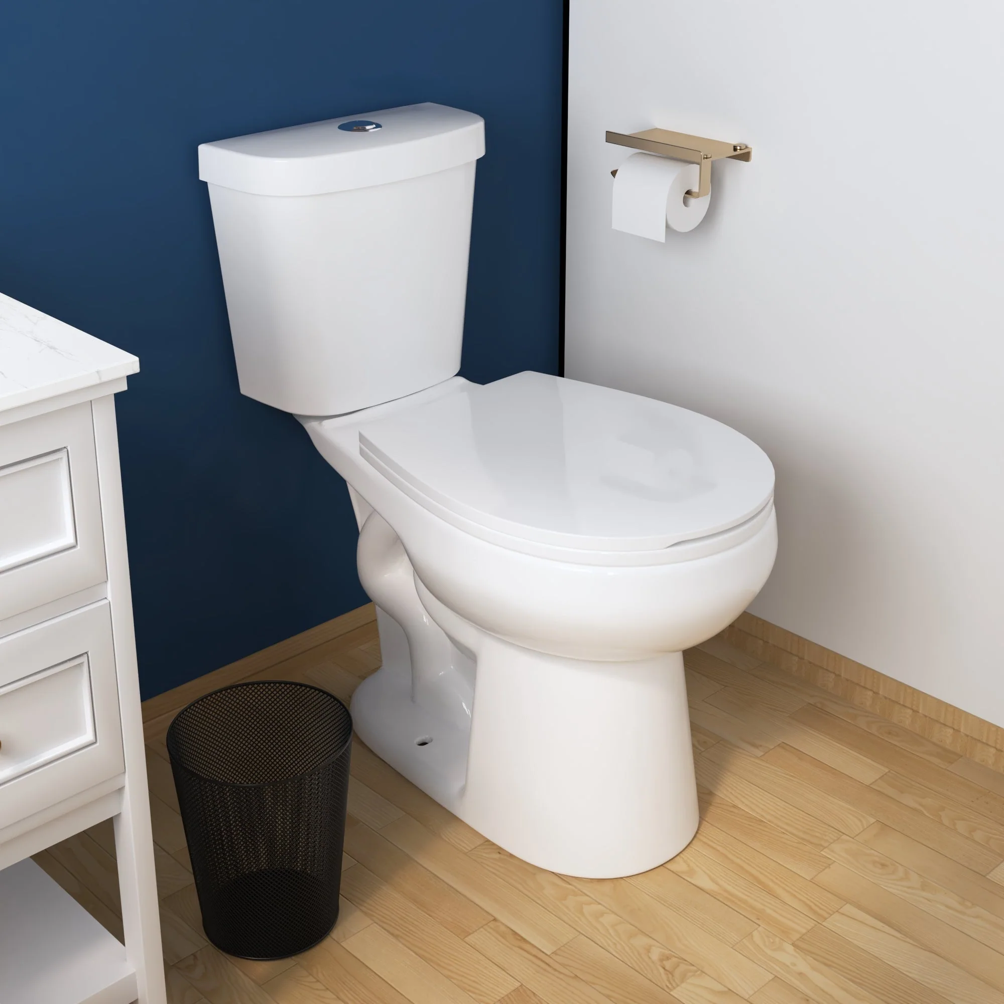 DeerValley DV-2F0079 Two-Piece Round Toilet, 12" Rough-in Dual-Flush - Image 3