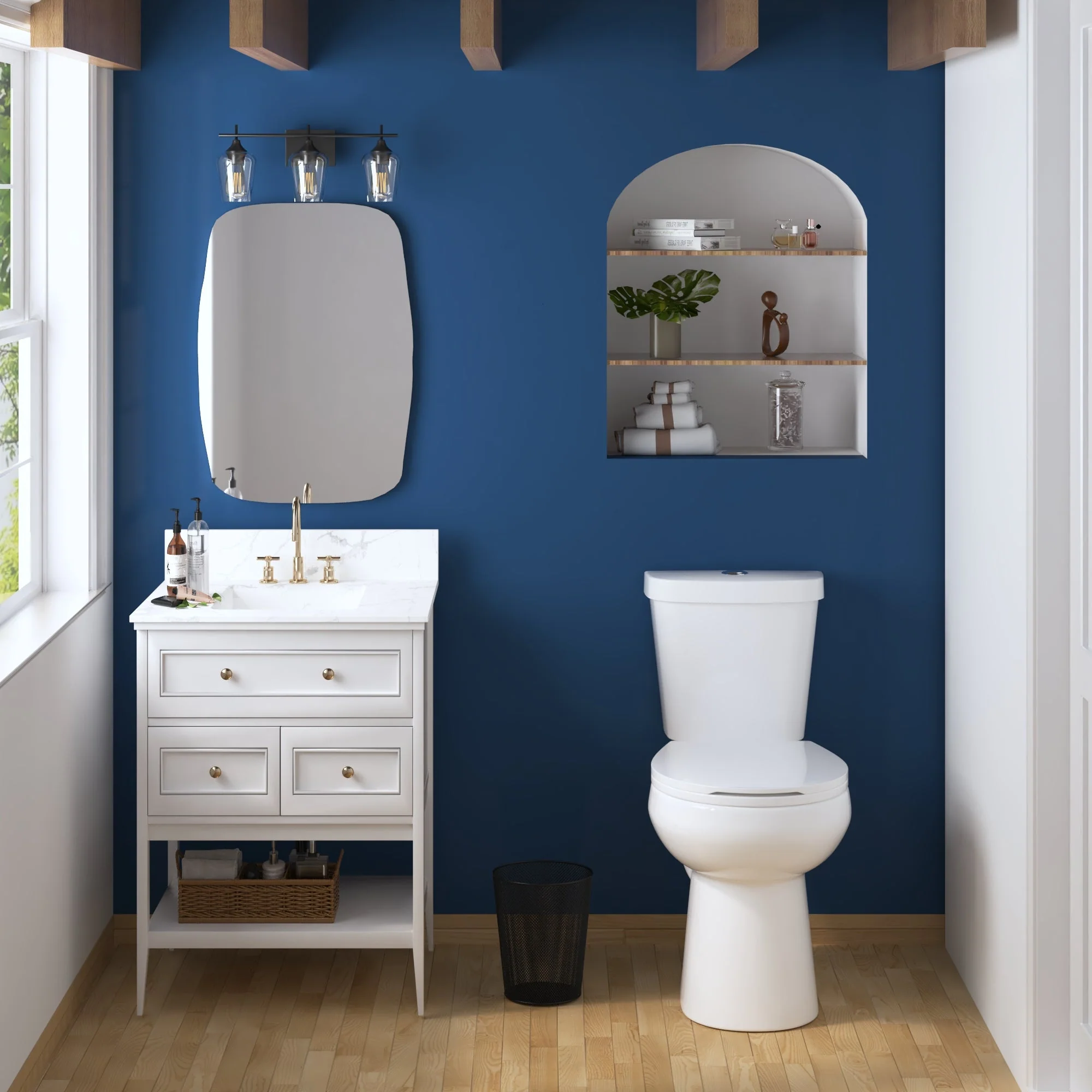 DeerValley DV-2F0079 Two-Piece Round Toilet, 12" Rough-in Dual-Flush - Image 4