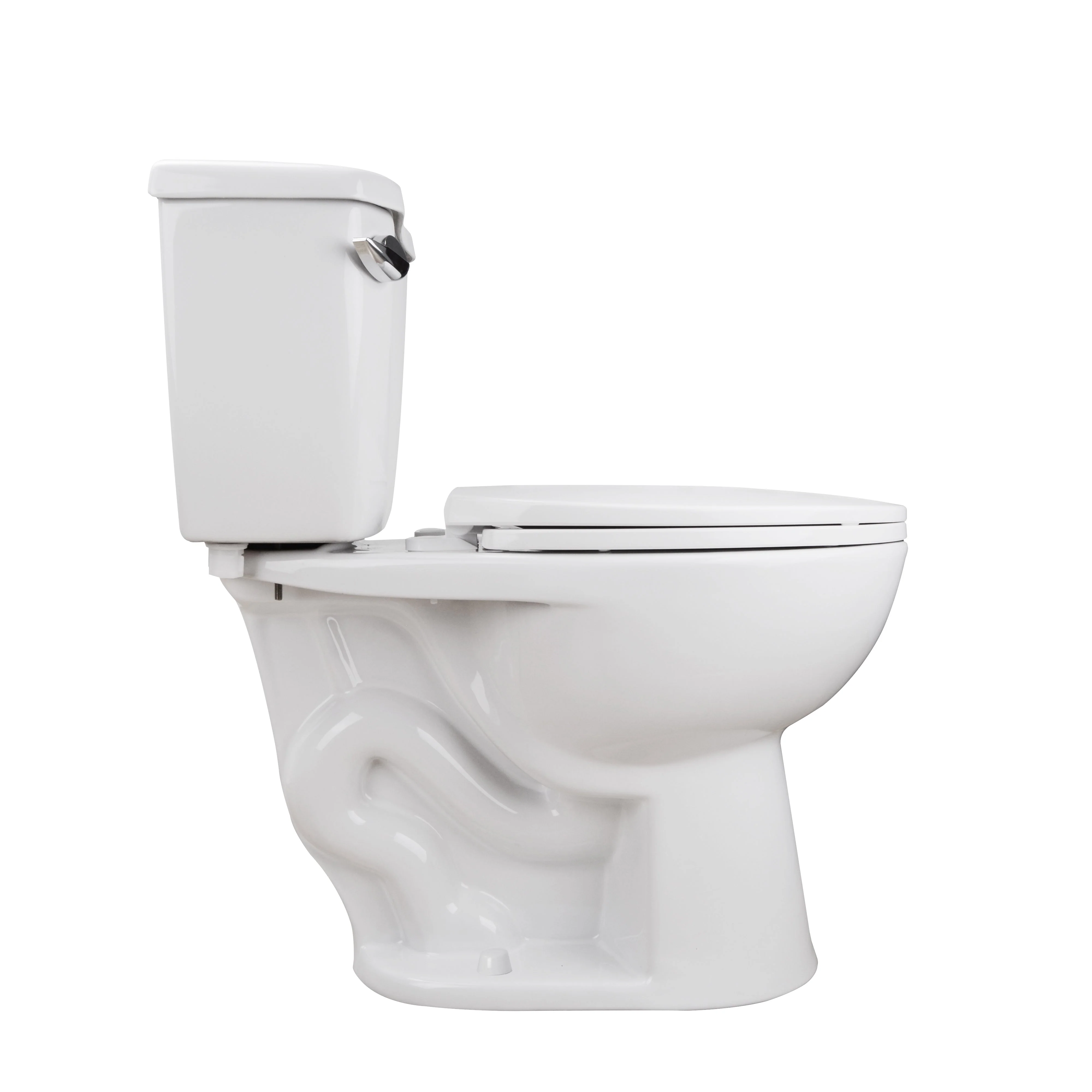 DeerValley DV-2F52531 Two-Piece Toilets, Elongated Quiet-Close Seat, All-in-One Kit & Left Chrome Lever - Image 9