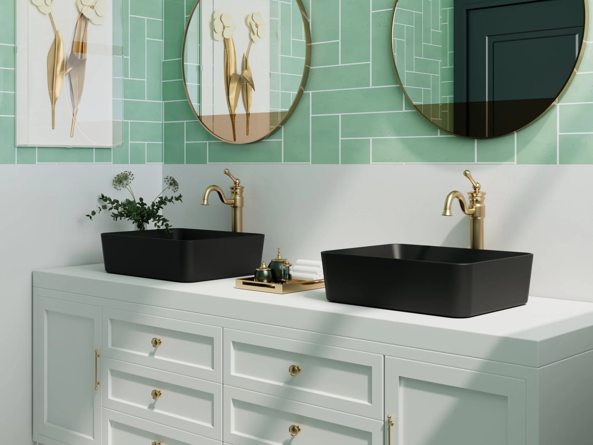ALLY 19" x 15" Rectangular Vessel Bathroom Sink, Without Overflow - Image 10