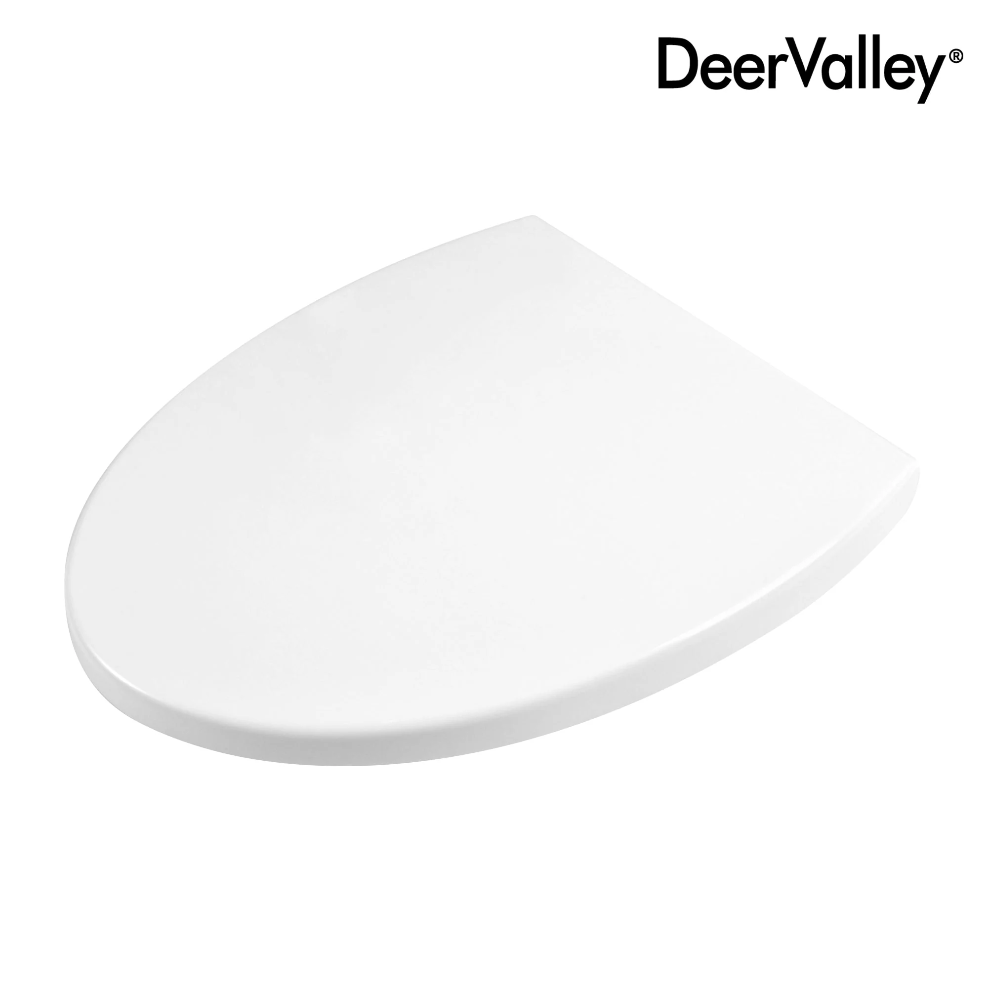 DeerValley DV-F0075S11 Quick-Release Plastic Elongated polypropylene Toilet Seat (Fit with DV-1F0075) - Image 2