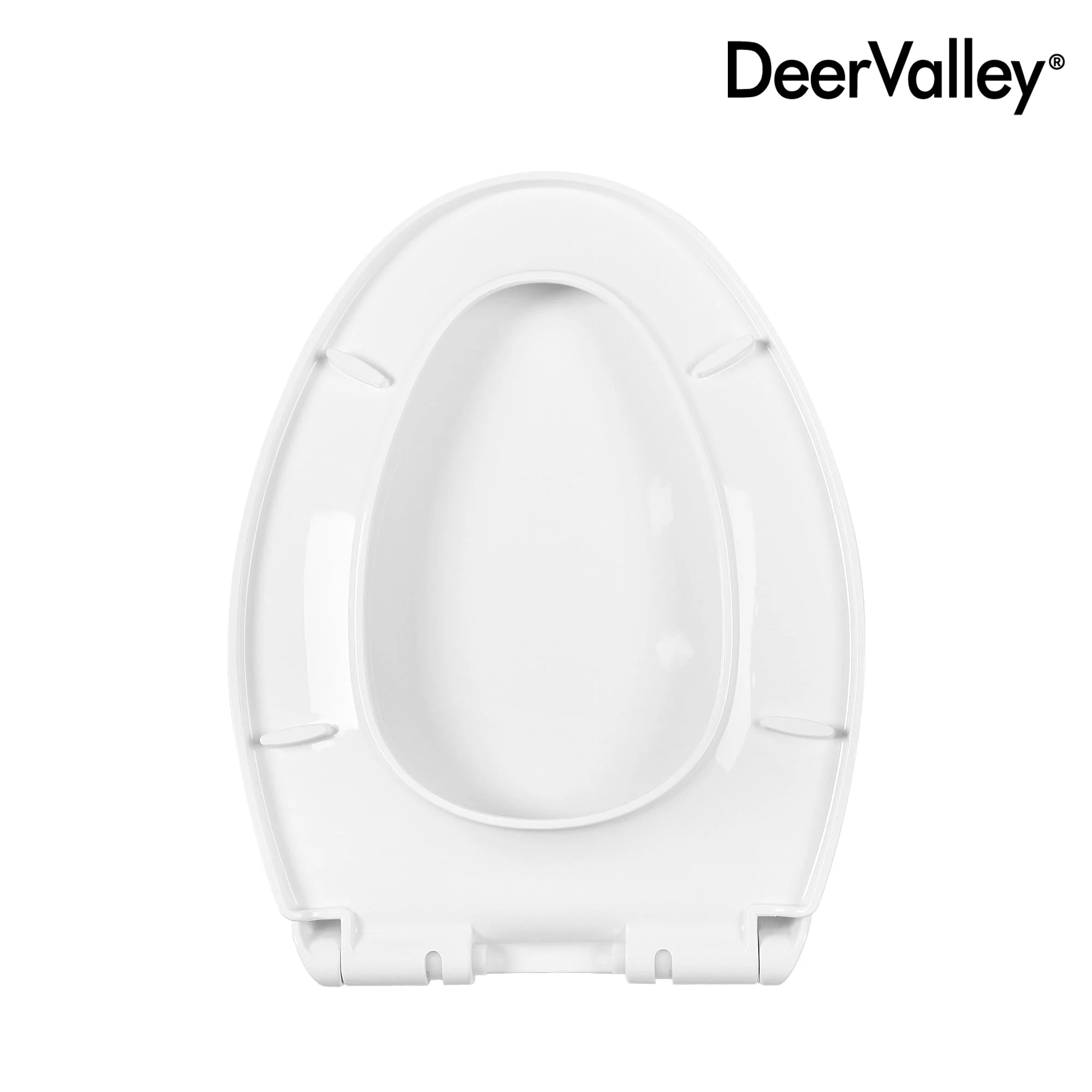 DeerValley DV-F0076S11 Quick-Release Plastic Elongated polypropylene Toilet Seat (Fit with DV-2F0076/DV-2F0078) - Image 2