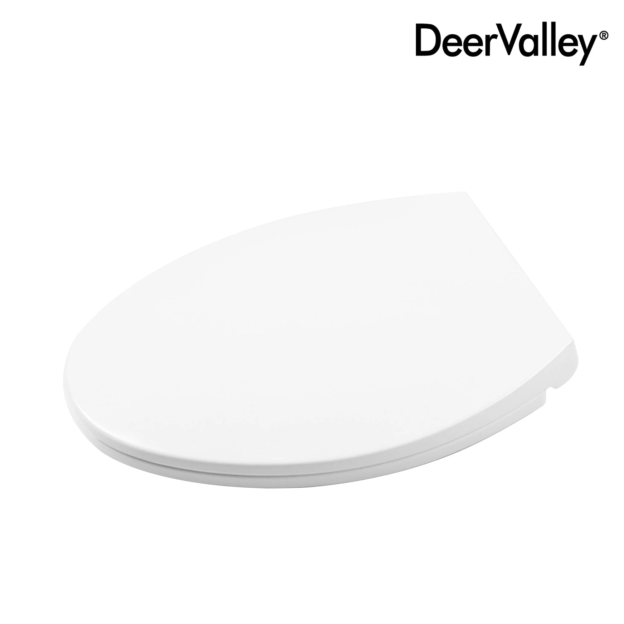 DeerValley DV-F0076S11 Quick-Release Plastic Elongated polypropylene Toilet Seat (Fit with DV-2F0076/DV-2F0078) - Image 4