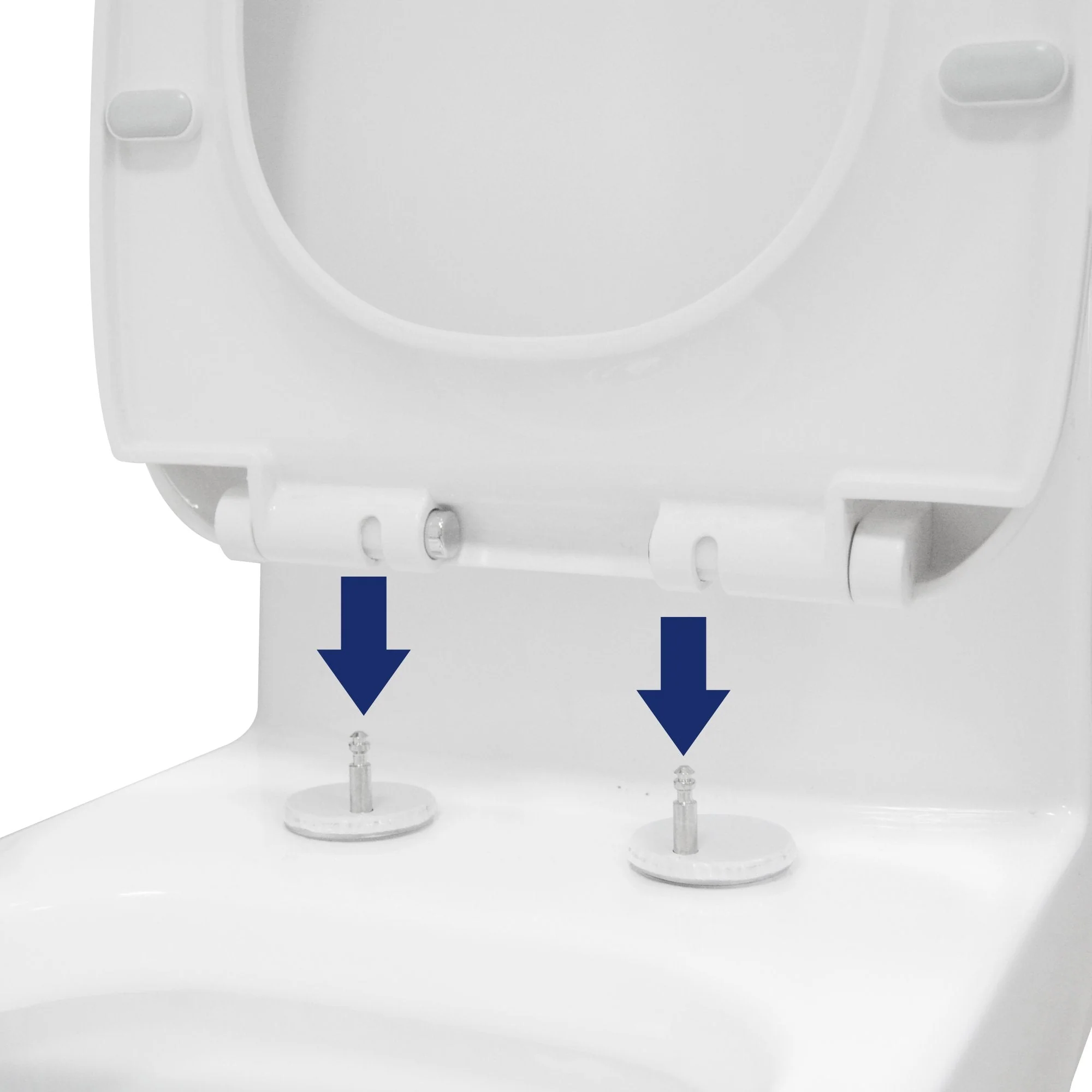 DeerValley DV-F026S11 Quick-Release Plastic Elongated polypropylene Toilet Seat (Fit with DV-1F026) - Image 8