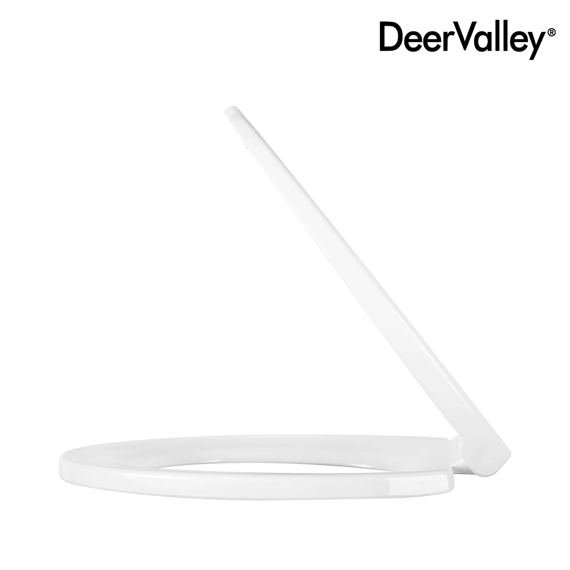 DeerValley DV-F0077S11 Quick-Release Plastic Elongated polypropylene Toilet Seat (Fit with DV-2F0077/DV-2F0079) - Image 4