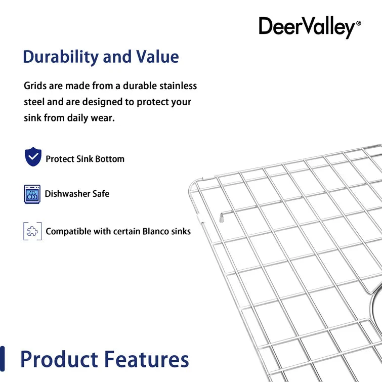 DeerValley DV-K119G06 28.46" x 15.43" Kitchen Sink Grid (Compatible with DV-1K119) - Image 6