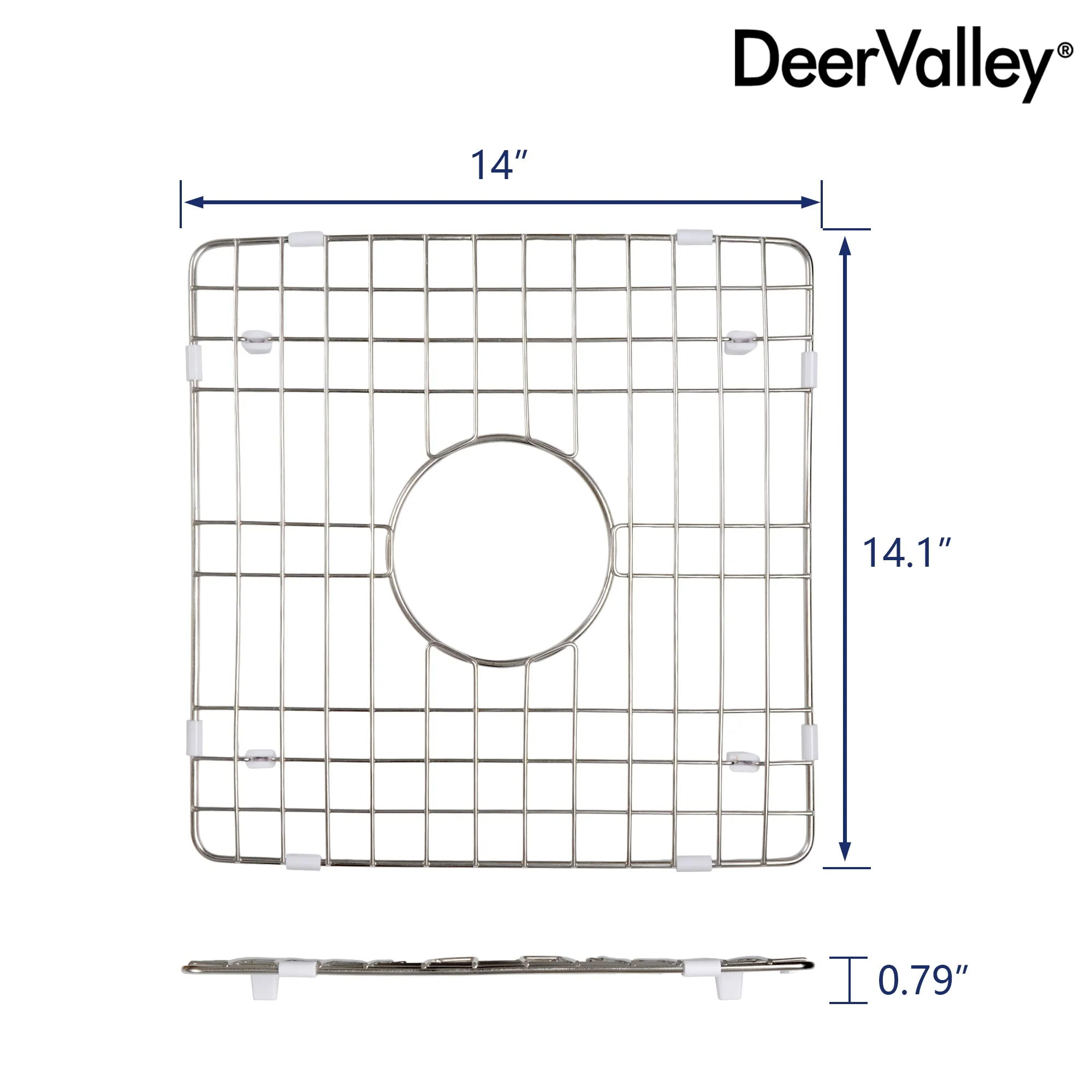 DeerValley DV-K507G12 14.09" x 13.98" Kitchen Sink Grid (Compatible with DV-1K507) - Image 2