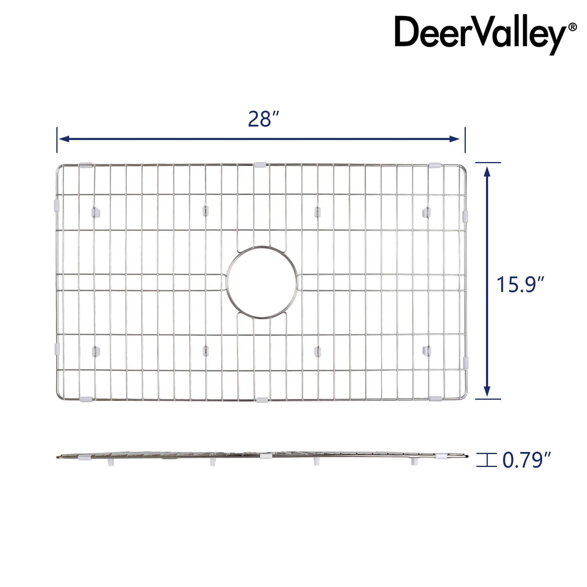 DeerValley DV-K509G13 27.95" x 15.91" Kitchen Sink Grid (Compatible with DV-1K509) - Image 2