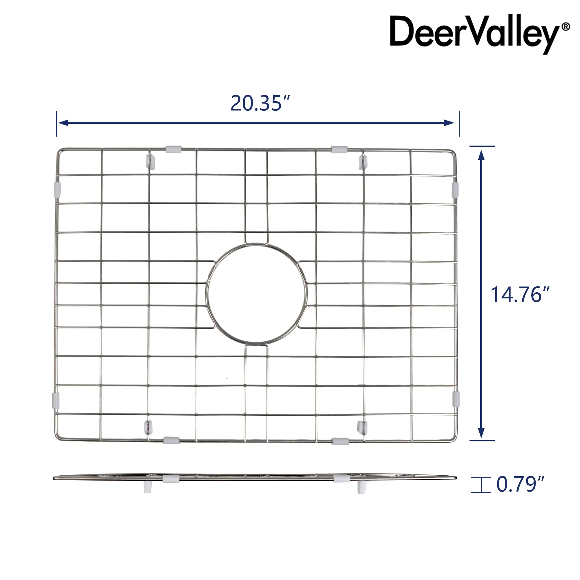 DeerValley DV-K515G15 20.28" x 14.76" Kitchen Sink Grid (Compatible with DV-1K515) - Image 2