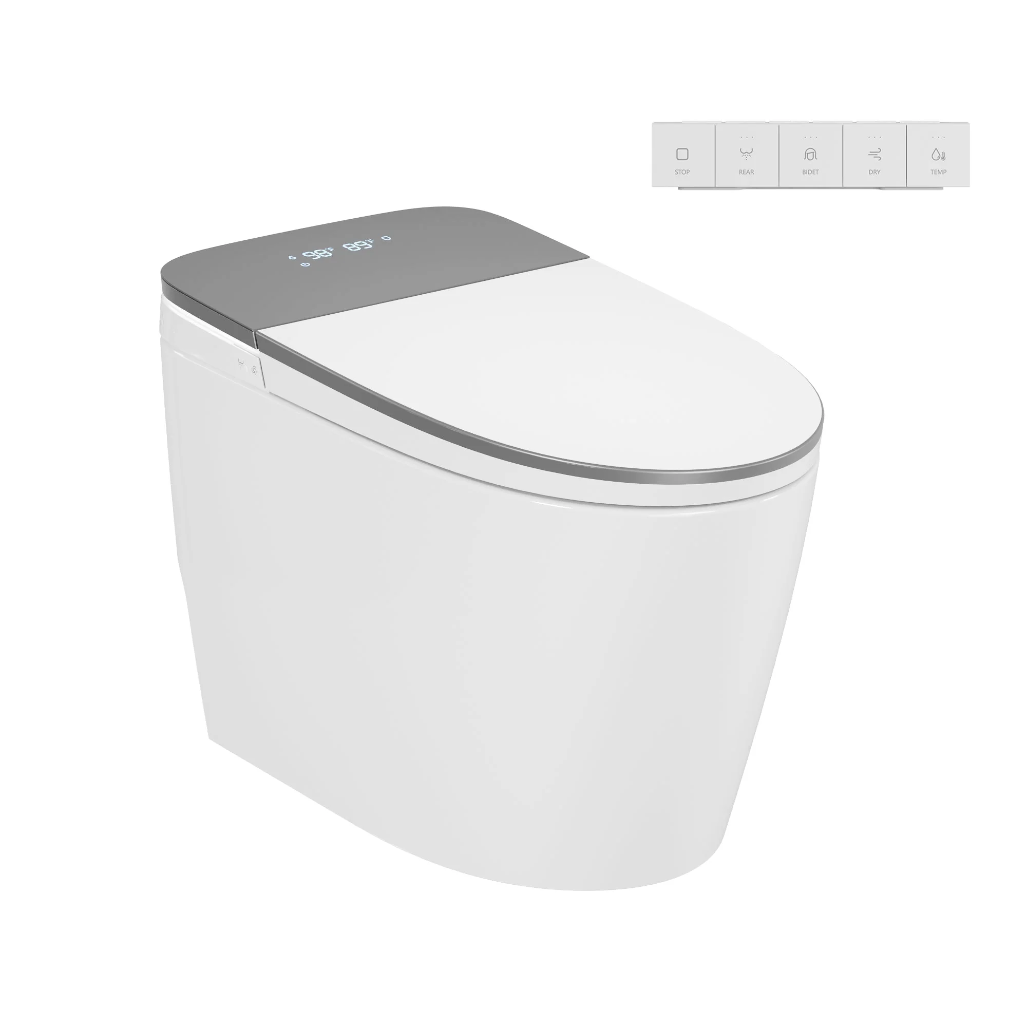 DeerValley DV-1S0336 Smart Toilet with Programmable Cleaning, ADA Comfort Height - Image 10