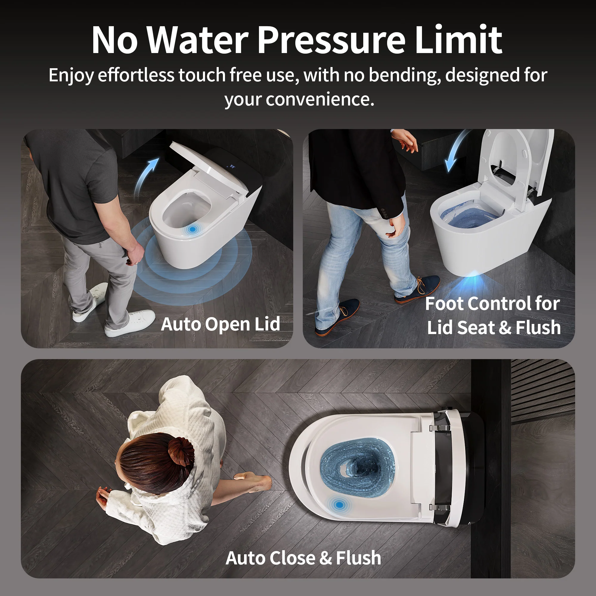 DeerValley DV-1S0442-V3 Smart Toilet with All-Season Adaptive Comfort, Rotating Foam Shield - Image 5