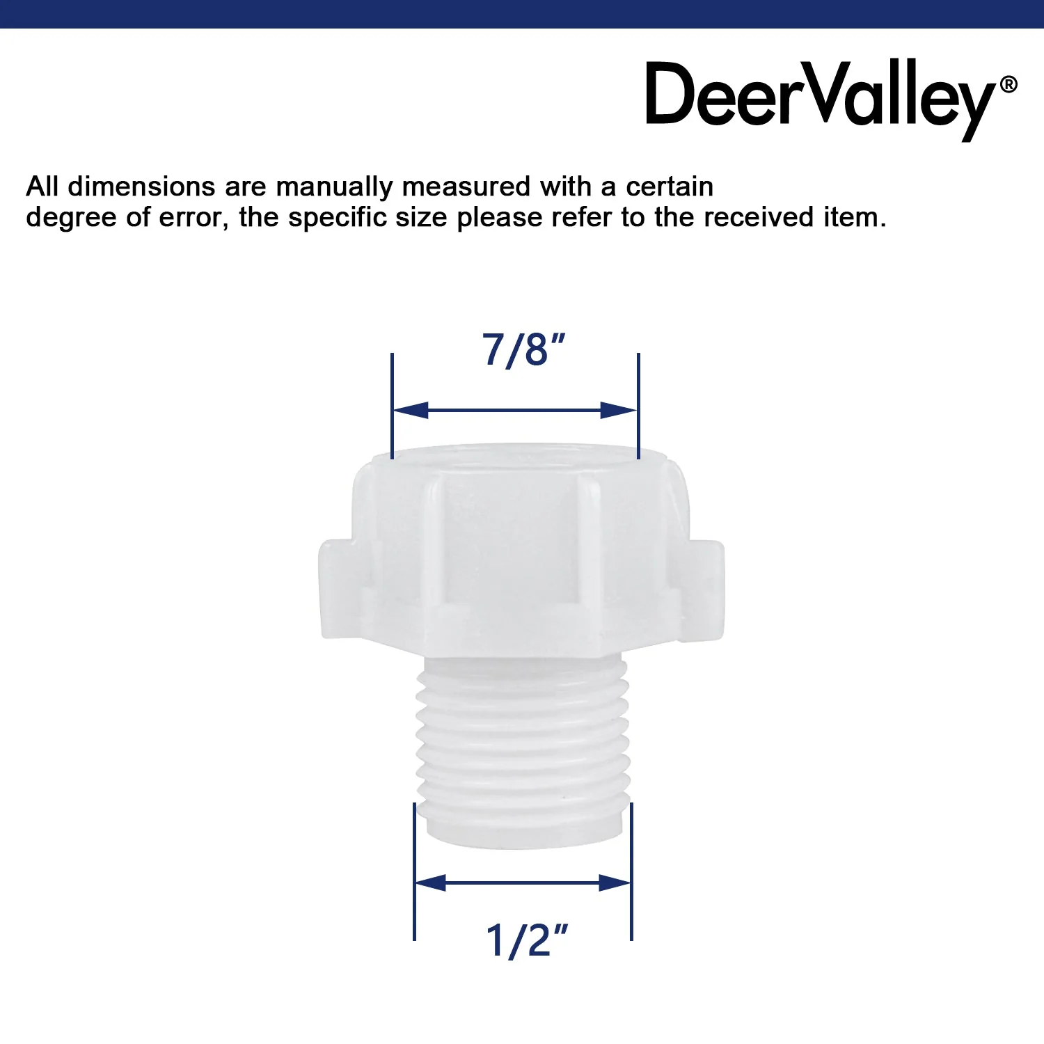DeerValley DV-FMYV51 Toilet Adapter(Fit with DV-1F52812/DV-1F52813/DV-1F52816/DV-1F52828) - Image 2