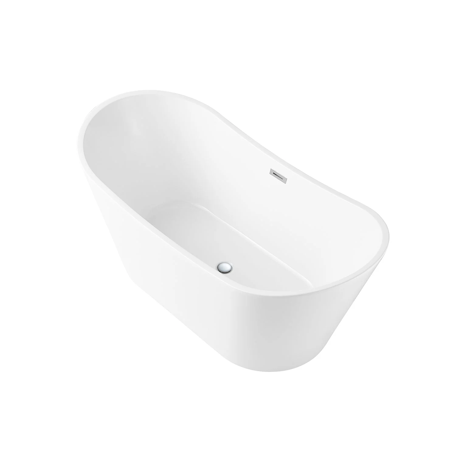 DeerValley DV-1T153S HORIZON 67" X 31" Freestanding Acrylic Bathtub - Image 7