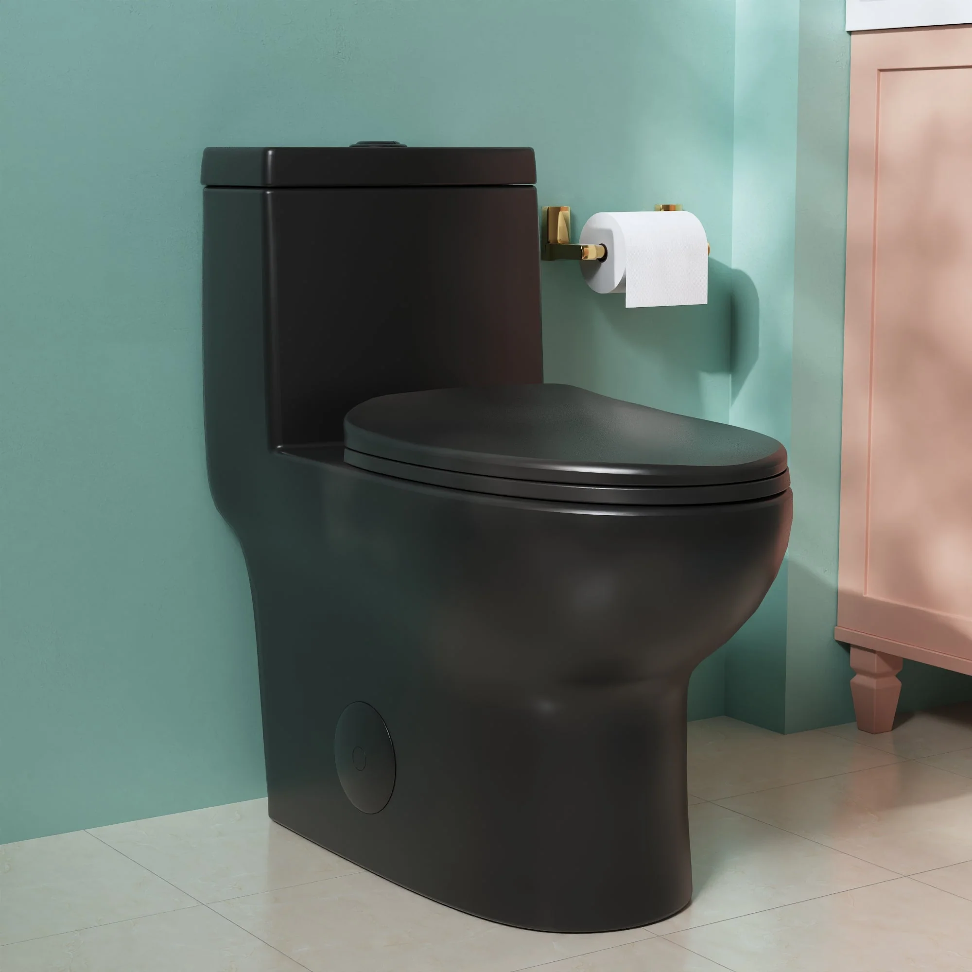 DeerValley DV-1F026 One-piece Toilets Soft-Close Seat Quick-Release Quiet Operation - Image 11
