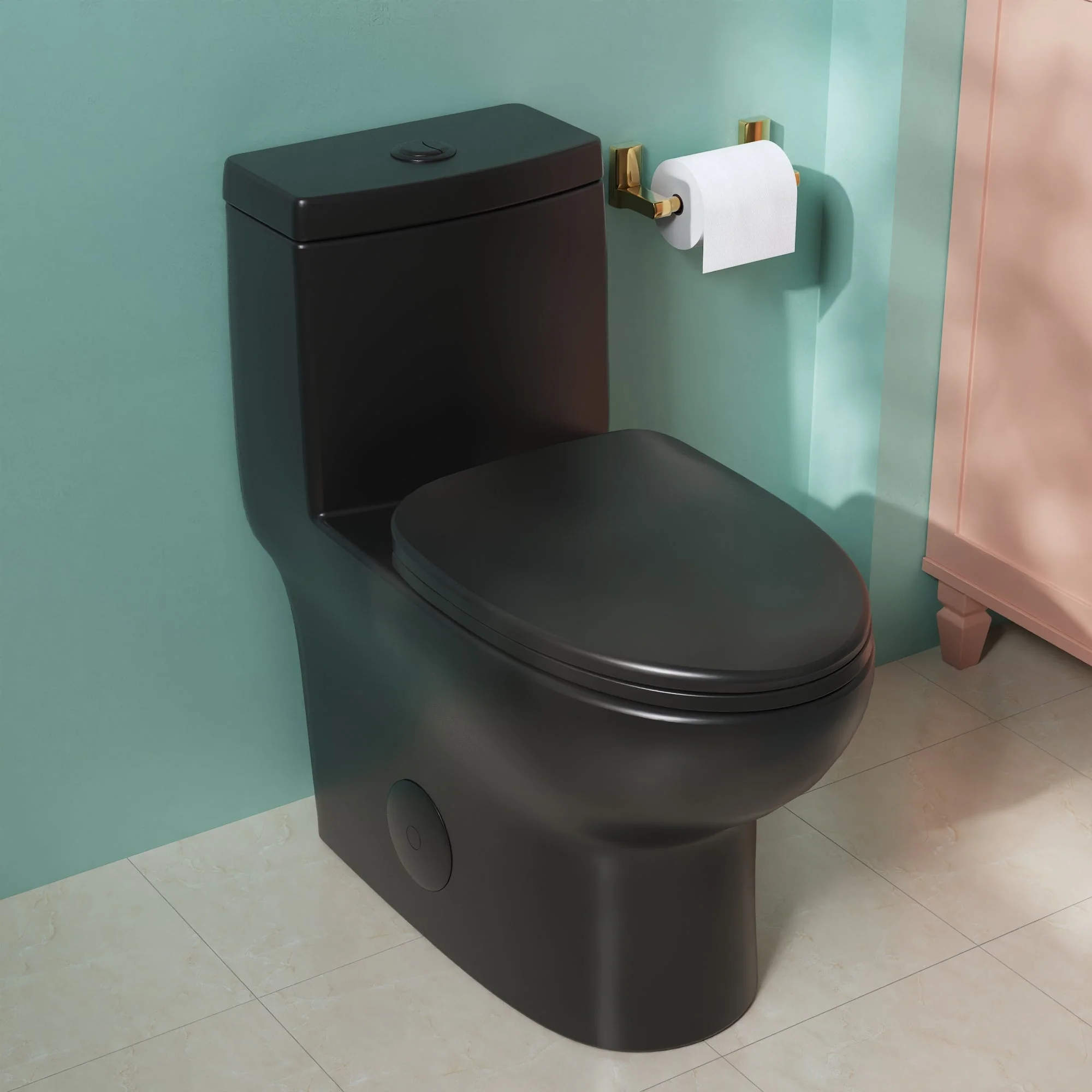 DeerValley DV-1F026 One-piece Toilets Soft-Close Seat Quick-Release Quiet Operation - Image 12