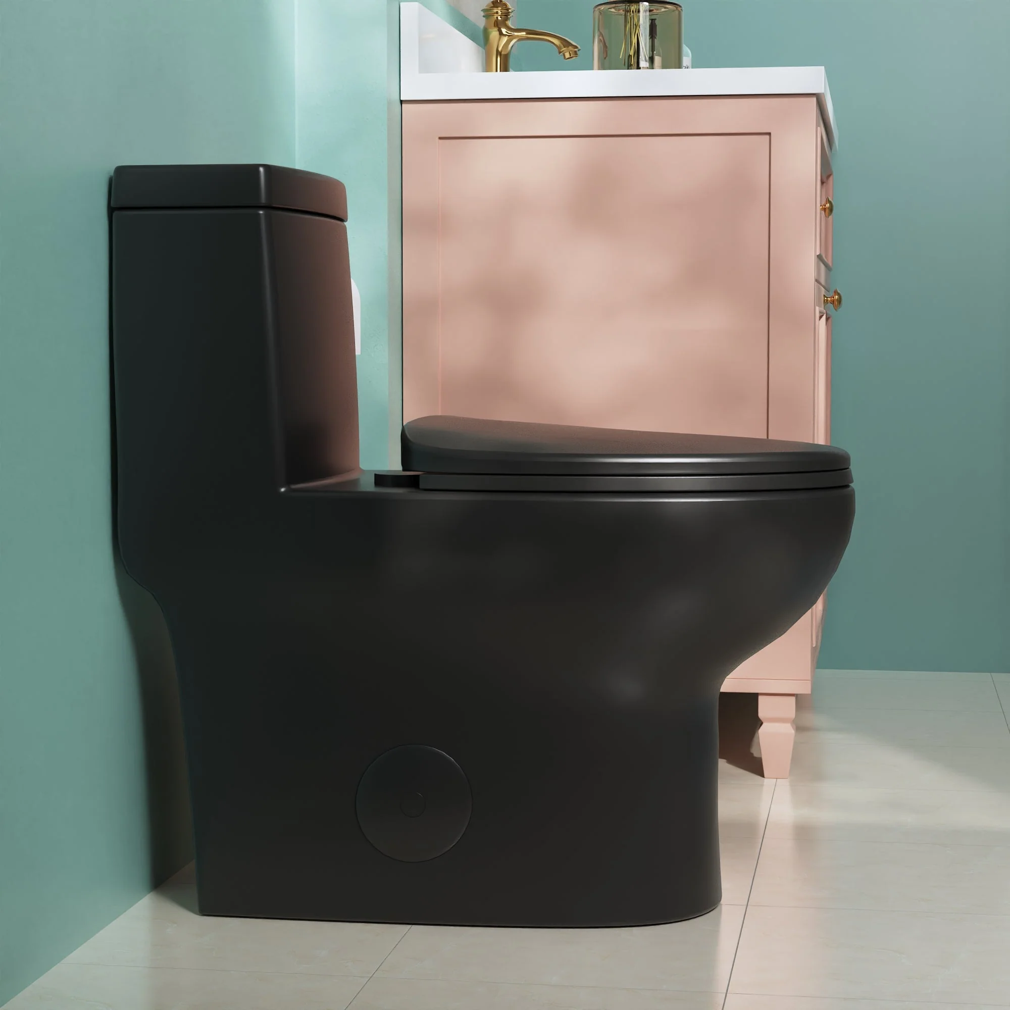 DeerValley DV-1F026 One-piece Toilets Soft-Close Seat Quick-Release Quiet Operation - Image 14