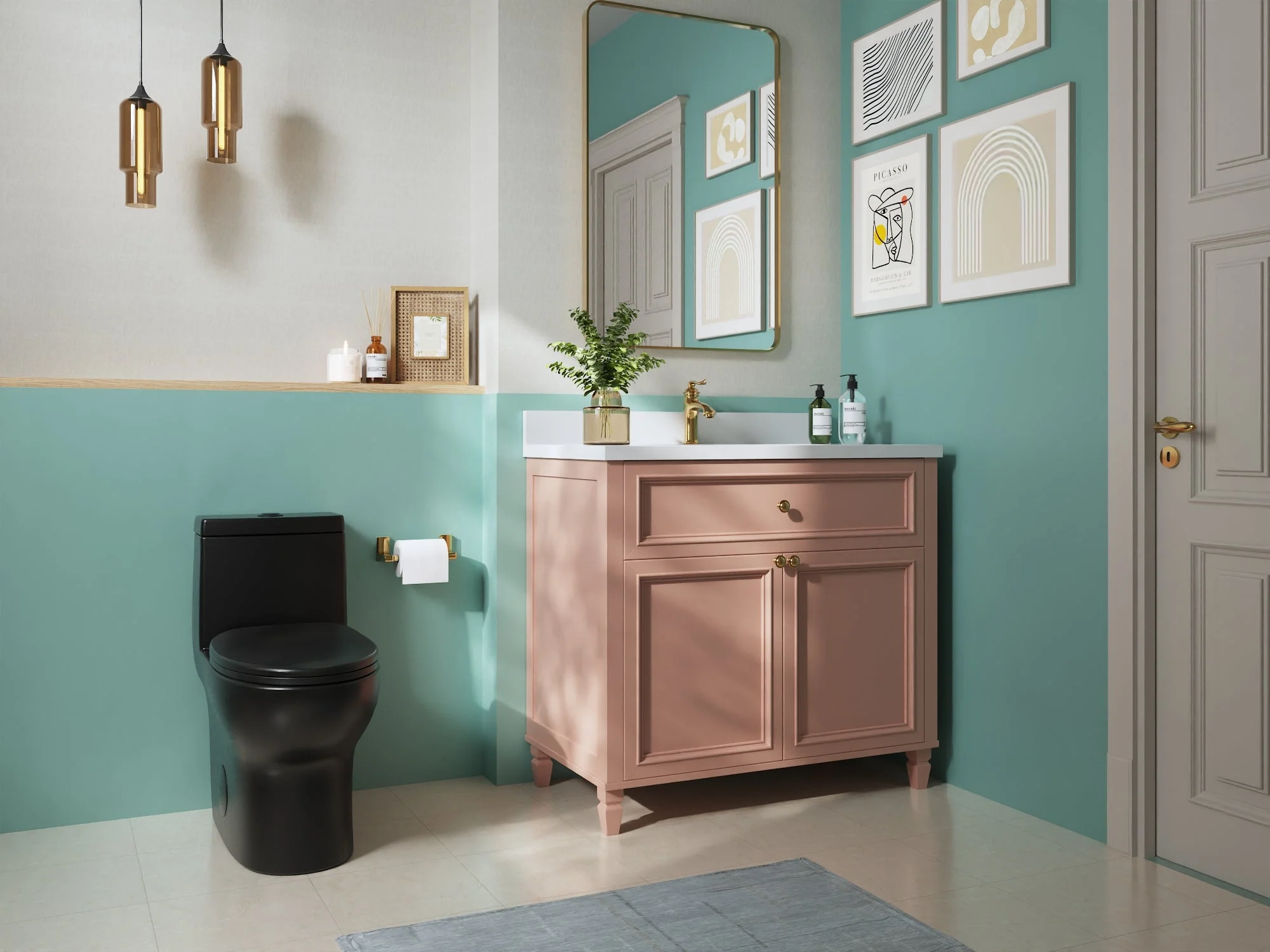 DeerValley DV-1F026 One-piece Toilets Soft-Close Seat Quick-Release Quiet Operation - Image 17