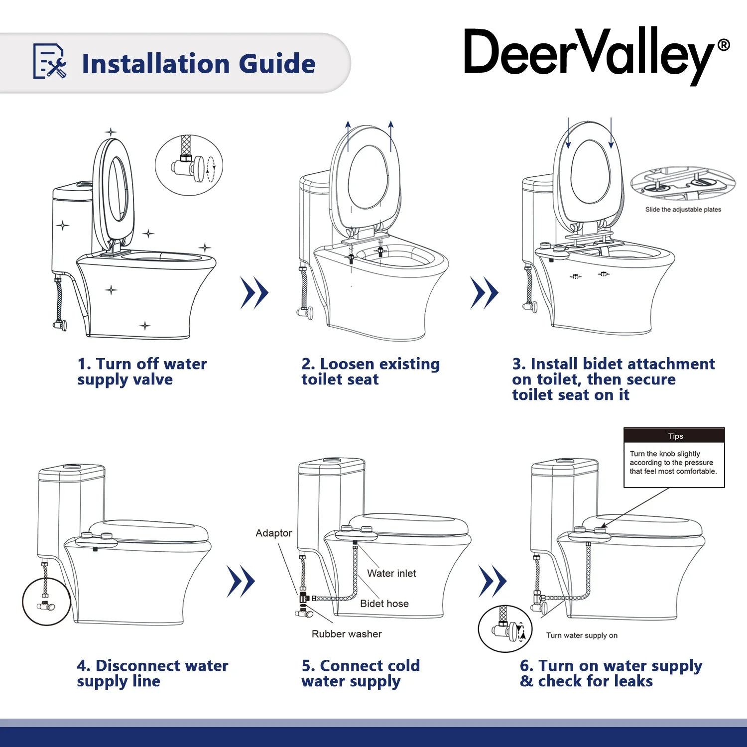 DeerValley DV-1B0095 Elongated Toilet Seat Bidet - Image 14
