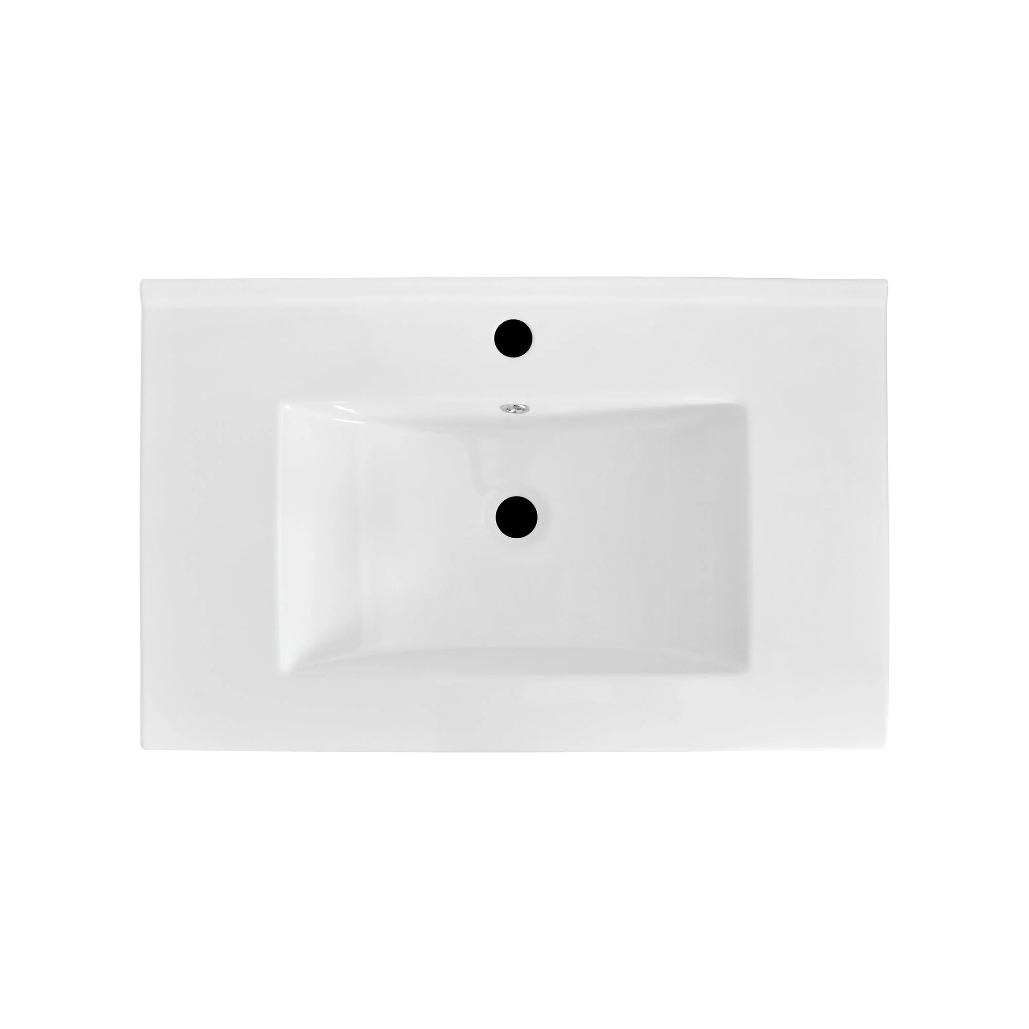 30" Rectangular Bathroom Vanity, with Ceramic Sink Wall-Mounting - Image 6
