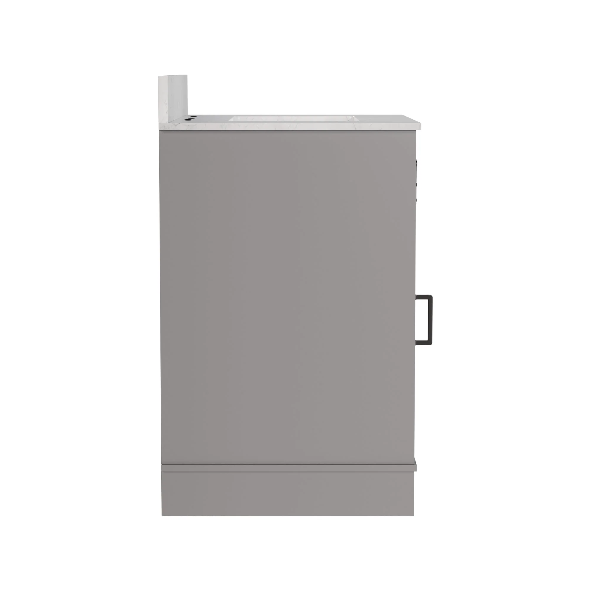 30" Rectangular Bathroom Vanity, with Ceramic Sink Top Set-up - Image 6