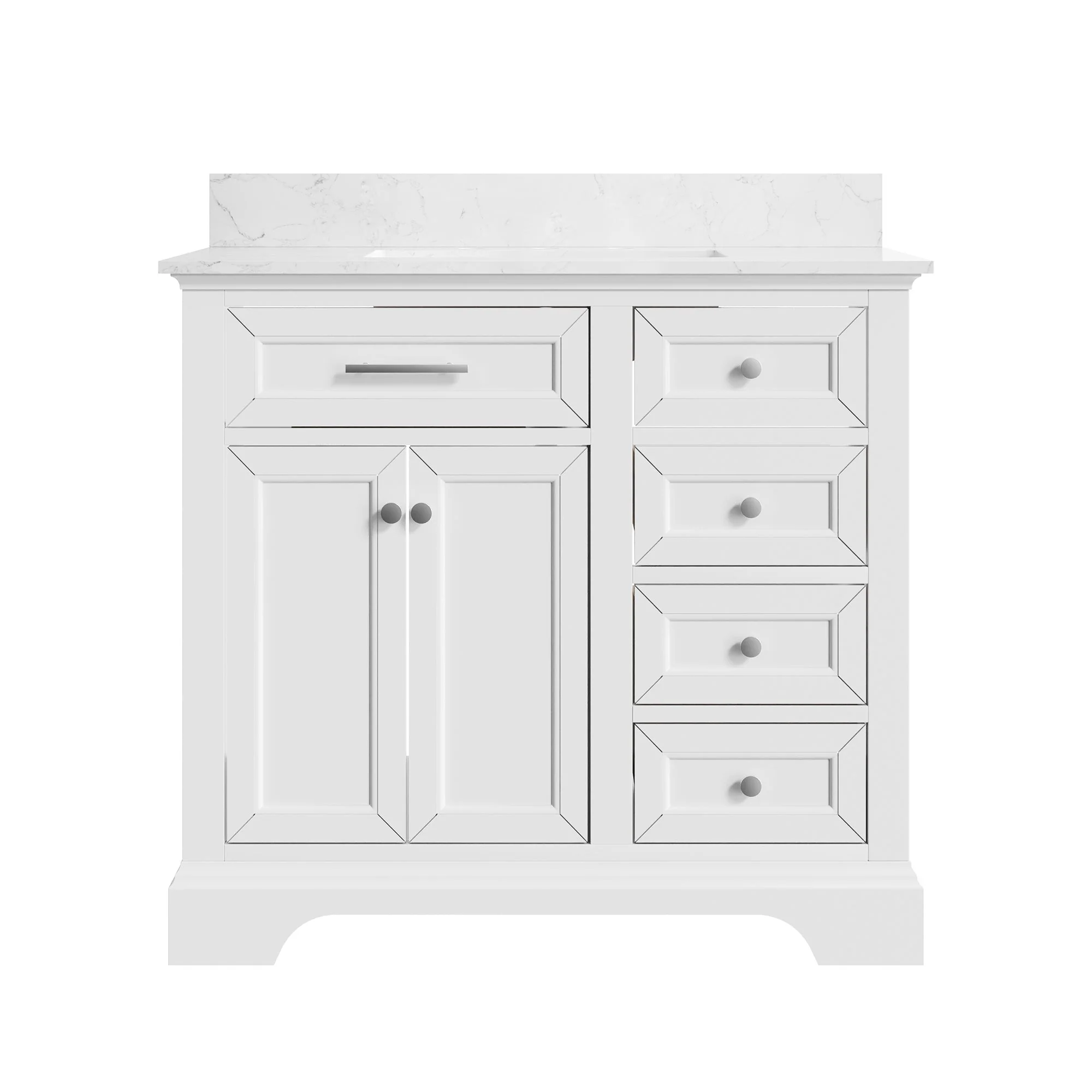 DeerValley DV-1BV0155BU Bathroom Vanities Soft-Close Storage Pre-Assembled Sink - Image 12
