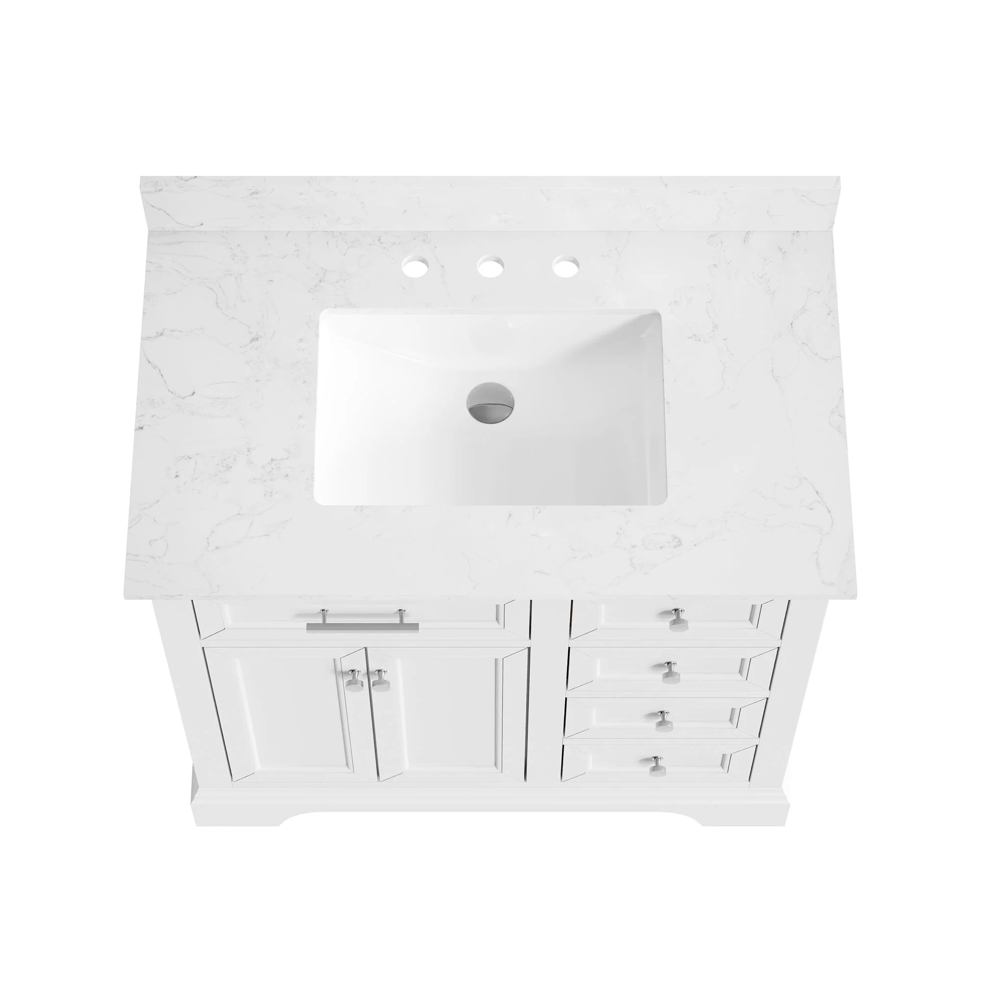 DeerValley DV-1BV0155BU Bathroom Vanities Soft-Close Storage Pre-Assembled Sink - Image 13