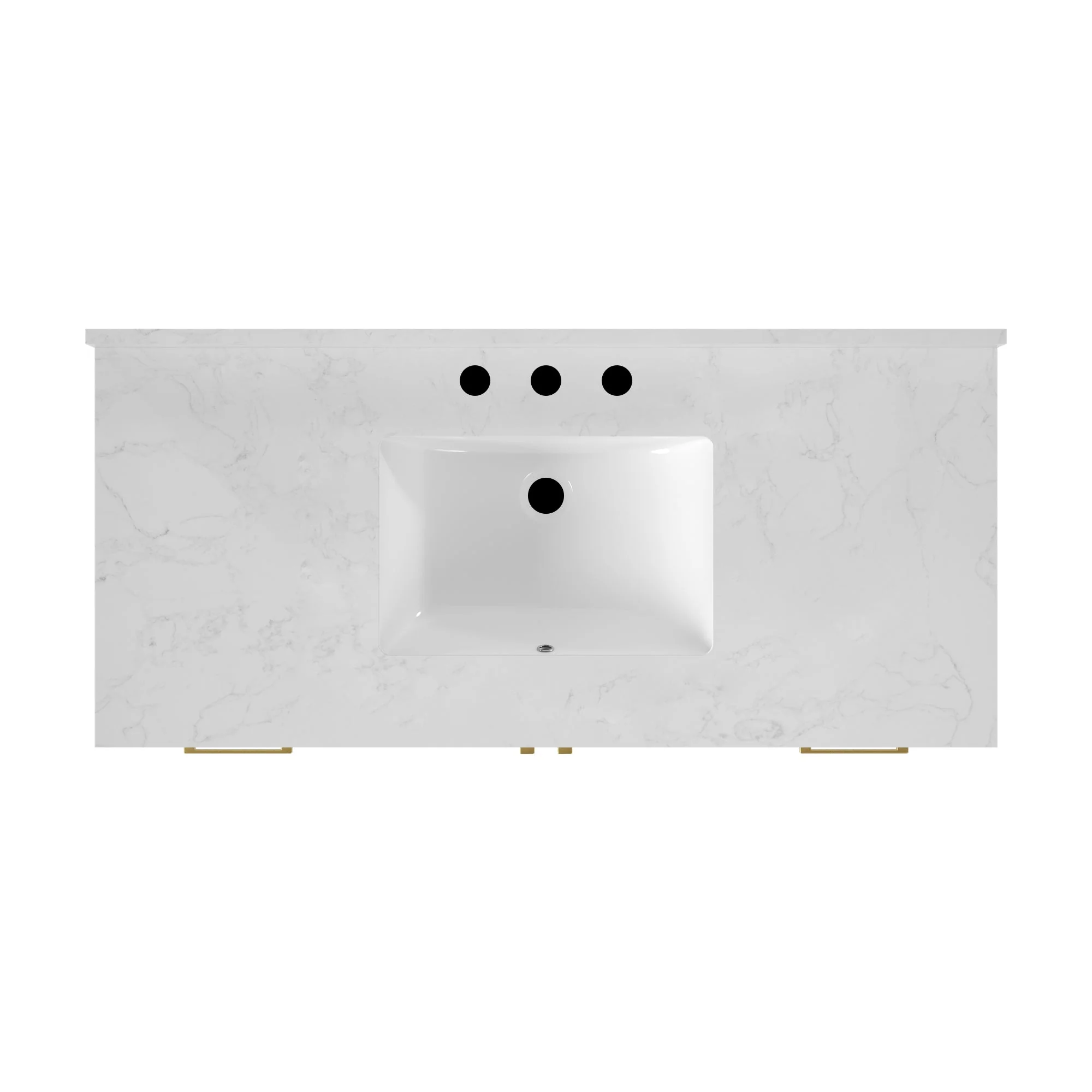 48" Rectangular Bathroom Vanity, with Ceramic Sink Top Set-up - Image 10