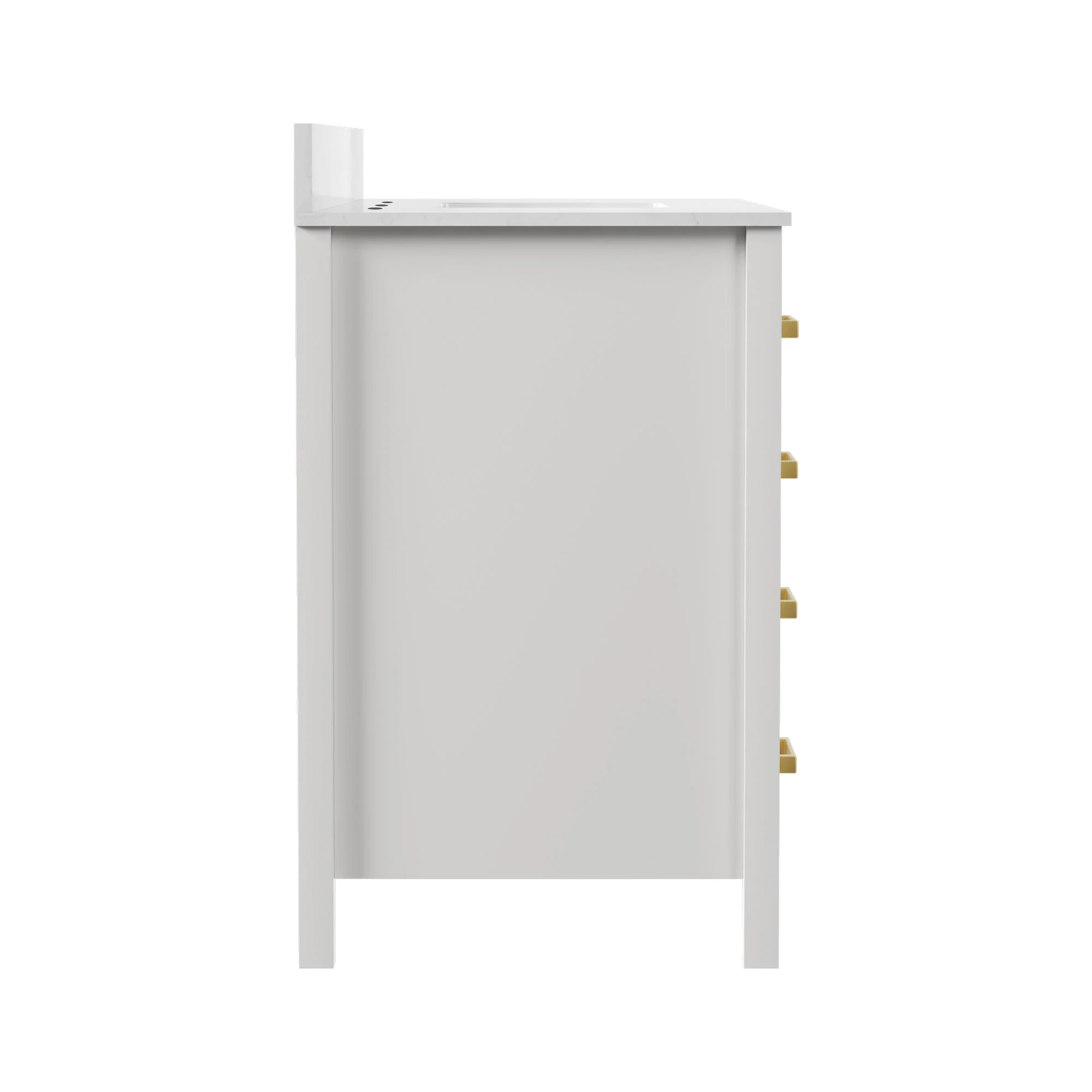 48" Rectangular Bathroom Vanity, with Ceramic Sink Top Set-up - Image 9