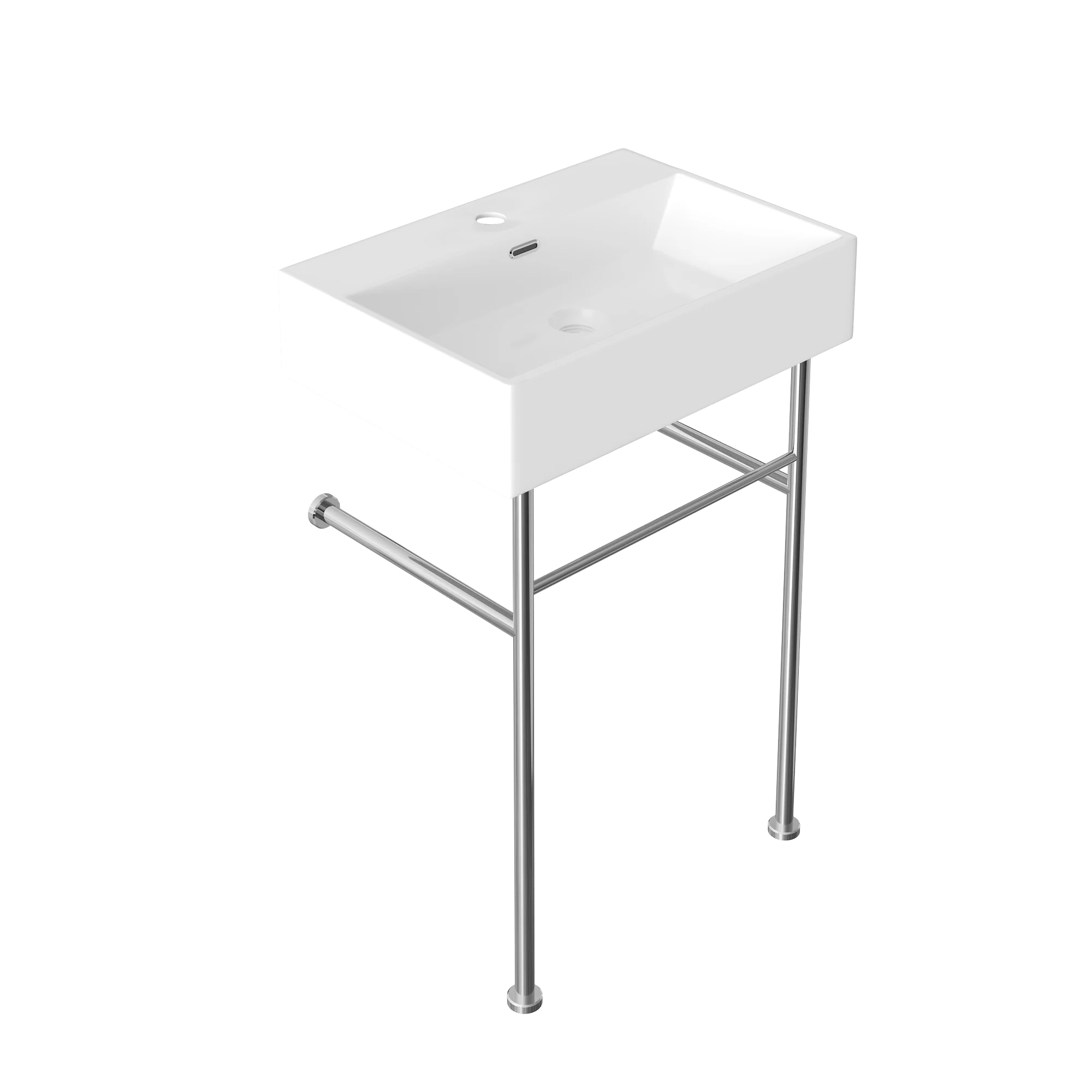 DeerValley DV-1CS0117A Console Bathroom Sinks Wall-Mounted Ceramic Towel Bar - Image 3