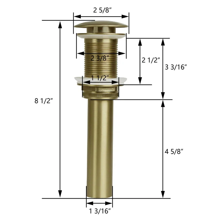 DV-1D701 Pop-Up Bathroom Sink Drain - Image 4