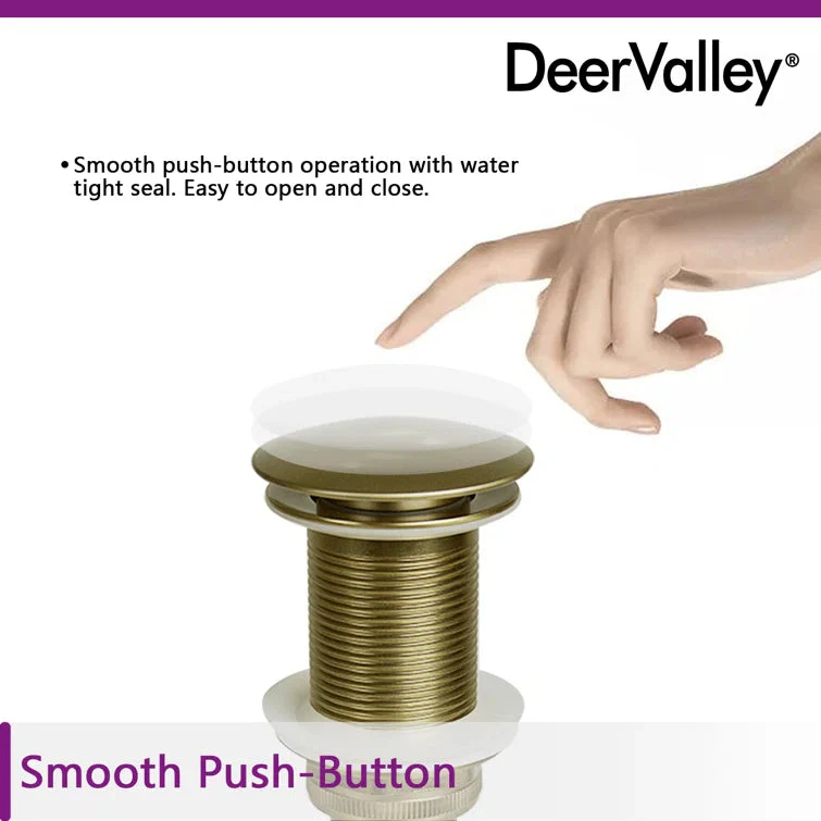 DV-1D701 Pop-Up Bathroom Sink Drain - Image 6