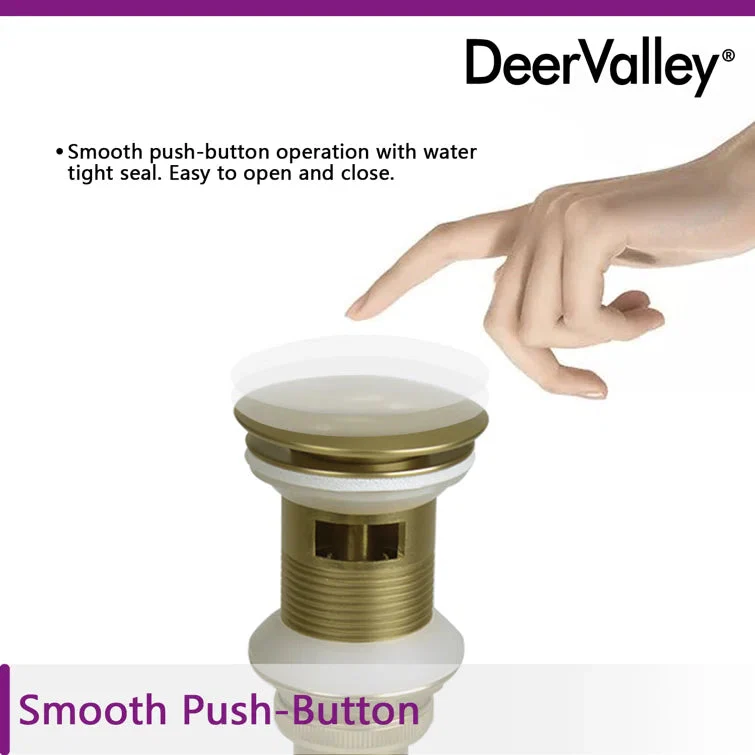 DV-1D711 Pop-Up Bathroom Sink Drain - Image 4