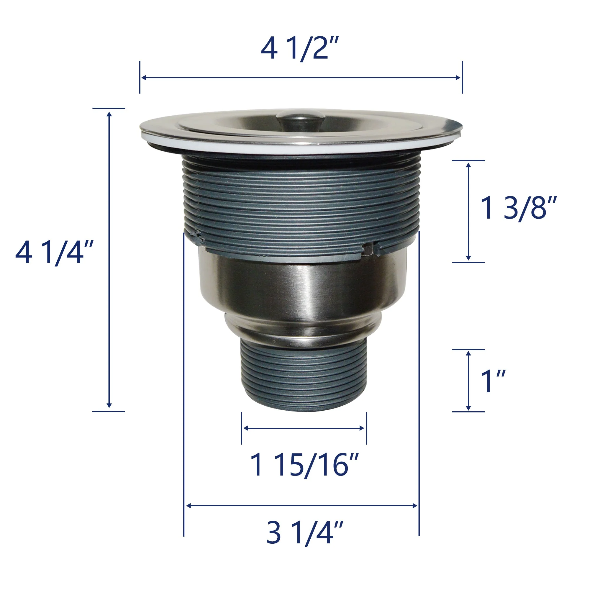 DeerValley DV-1D905 3.5" Basket Strainer Kitchen Sink Drain Apply to All of DeerValley Kitchen Sink - Image 6