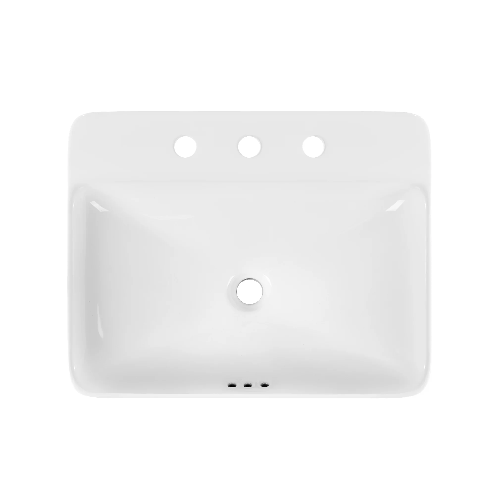 DeerValley DV-1DS0121 Drop-in Sinks Modern Semi-Recessed Ceramic Overflow - Image 7