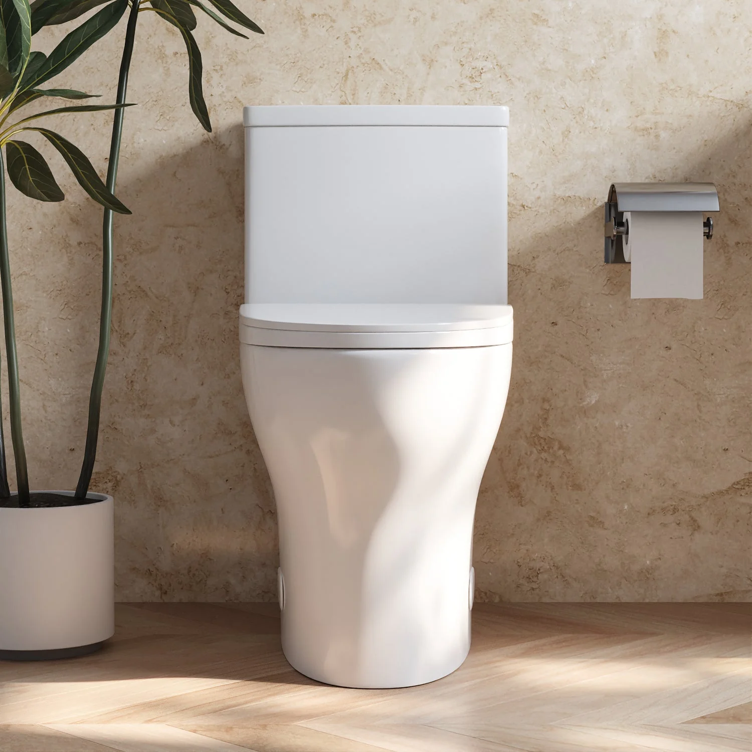 DeerValley DV-1F0073 One-piece Toilets Silent Soft-Close Dual-Flush Self-Cleaning Glaze - Image 11