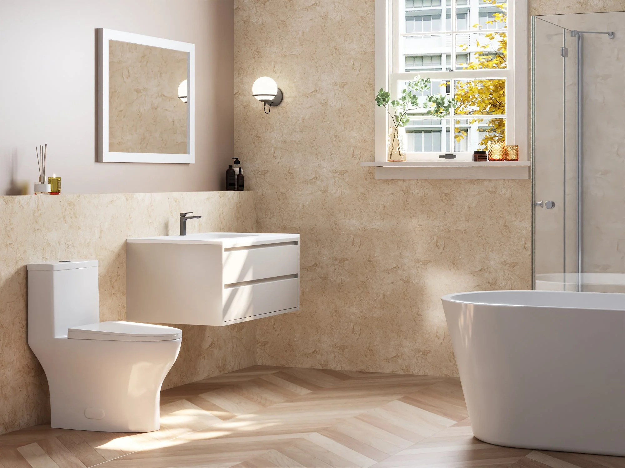 DeerValley DV-1F0073 One-piece Toilets Silent Soft-Close Dual-Flush Self-Cleaning Glaze - Image 12