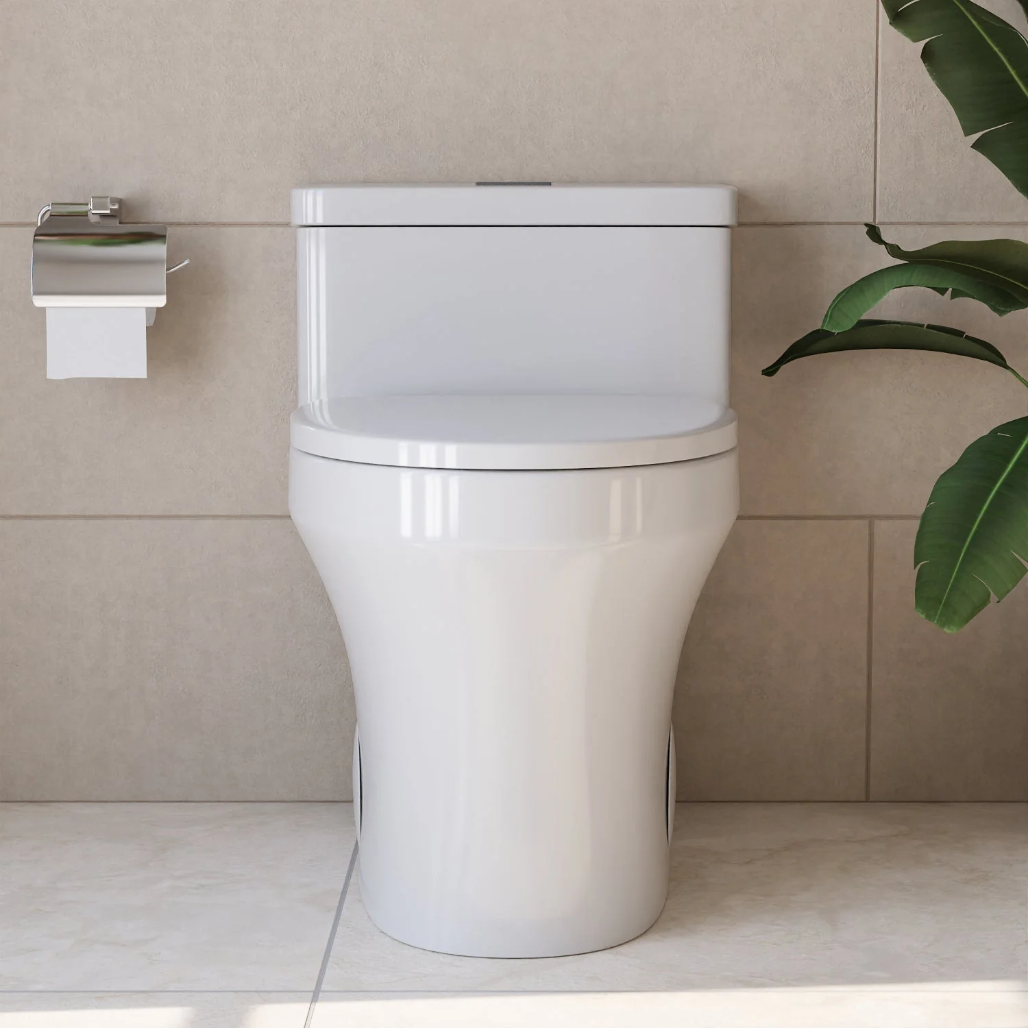 DeerValley DV-1F0075 One-piece Toilets ADA Height Dual Flush 1.1/1.6 GPF - Image 3