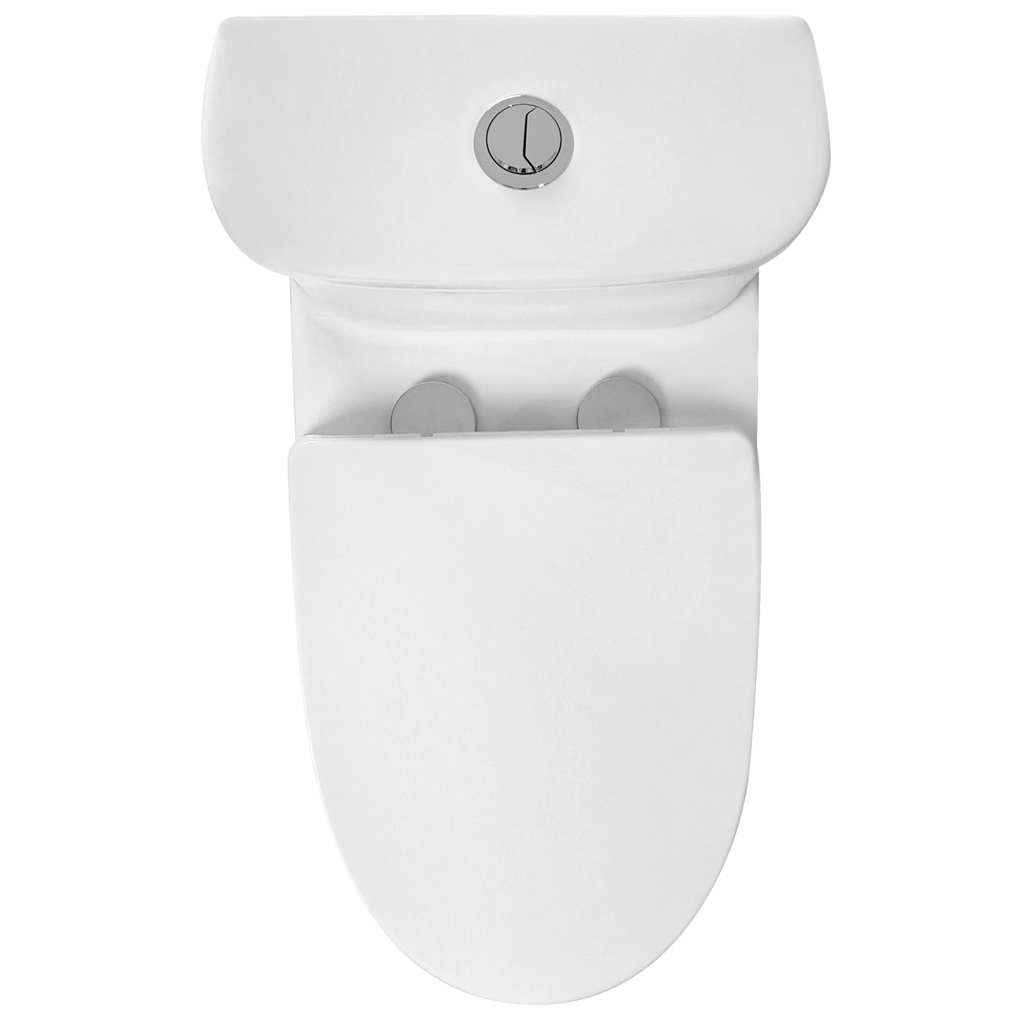 CONCORD One Piece Toilet, Dual Flush 1.1/1.6 GPF and MAP 600g, Standard White Toilet Bowl - Image 7