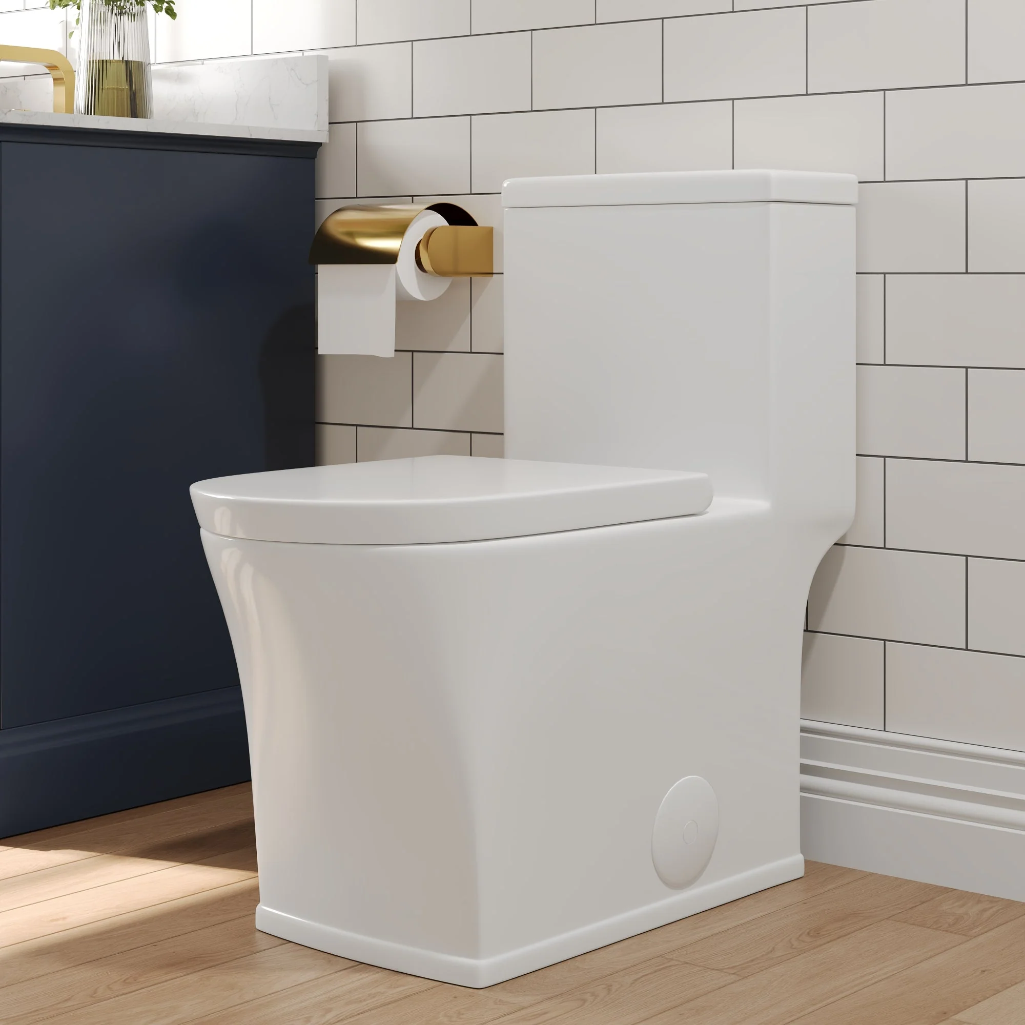 DeerValley DV-1F0230 One-Piece Elongated Toilet, Dual-Flush Glazed Surface with Multiple Types - Image 14